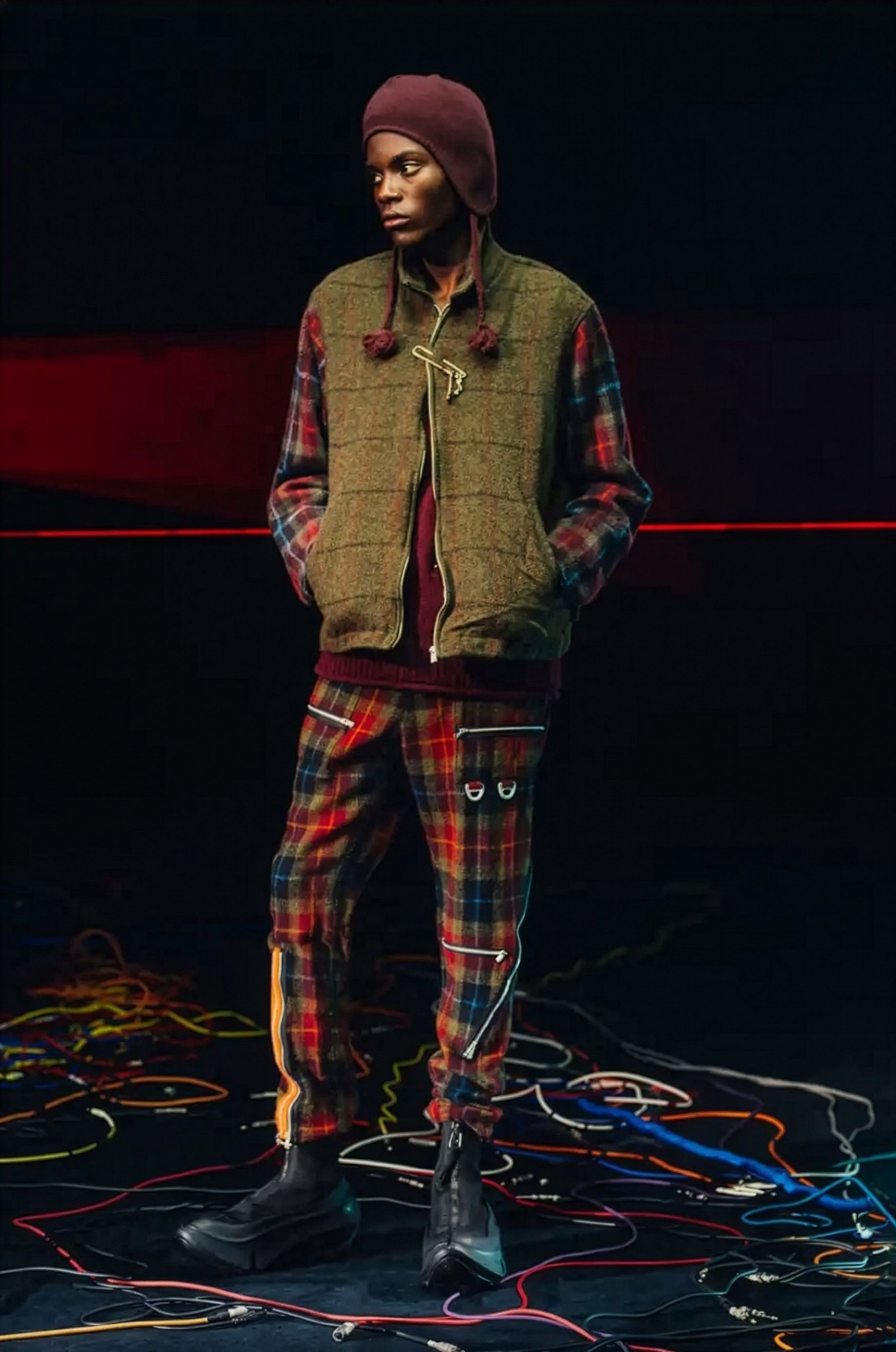 Undercover Runway FW'25 Harris Tweed Plaid Jacket Size US L / EU 52-54 / 3 - 1 Thumbnail