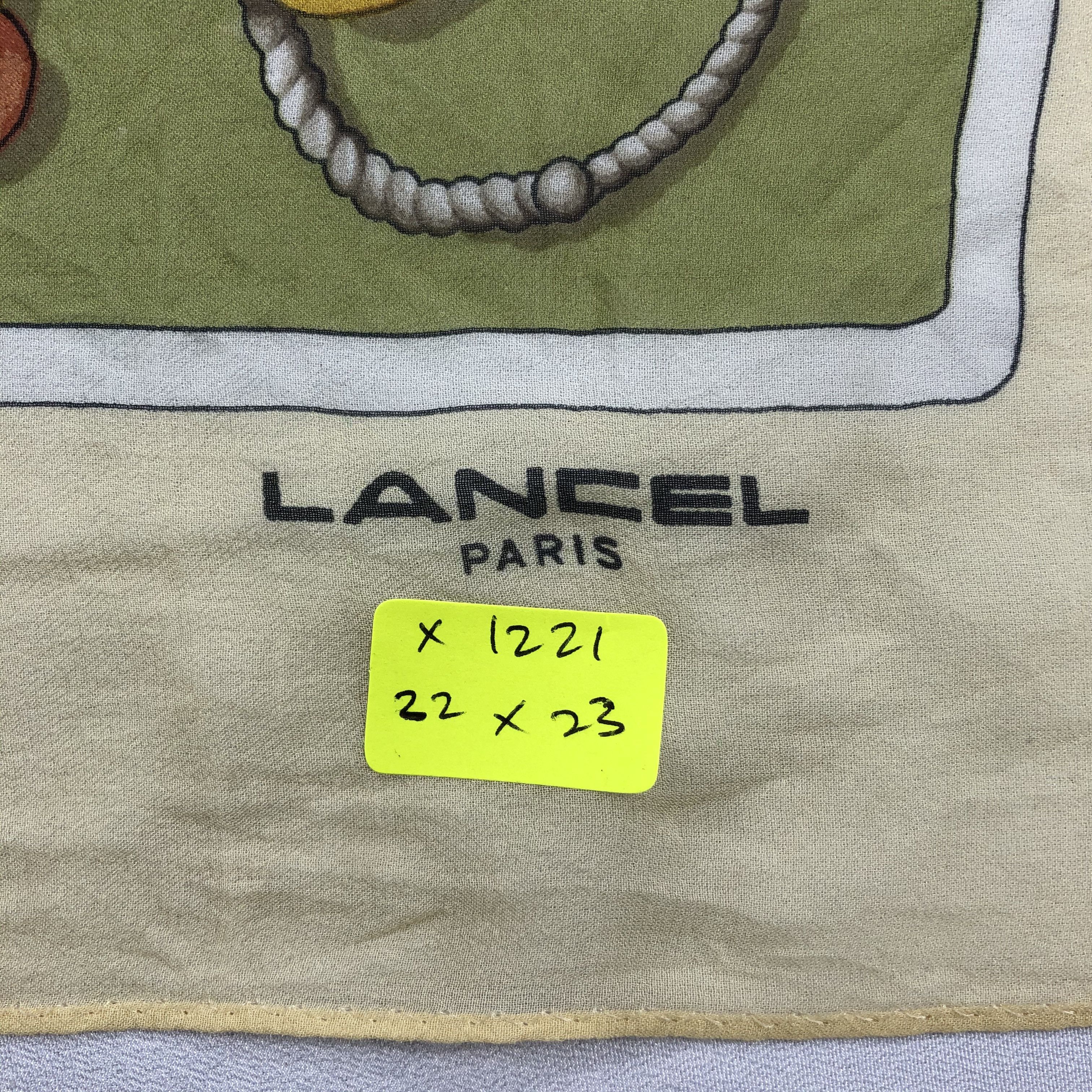 Lancel Vintage Lancel Silk Scarf Size ONE SIZE - 6 Thumbnail
