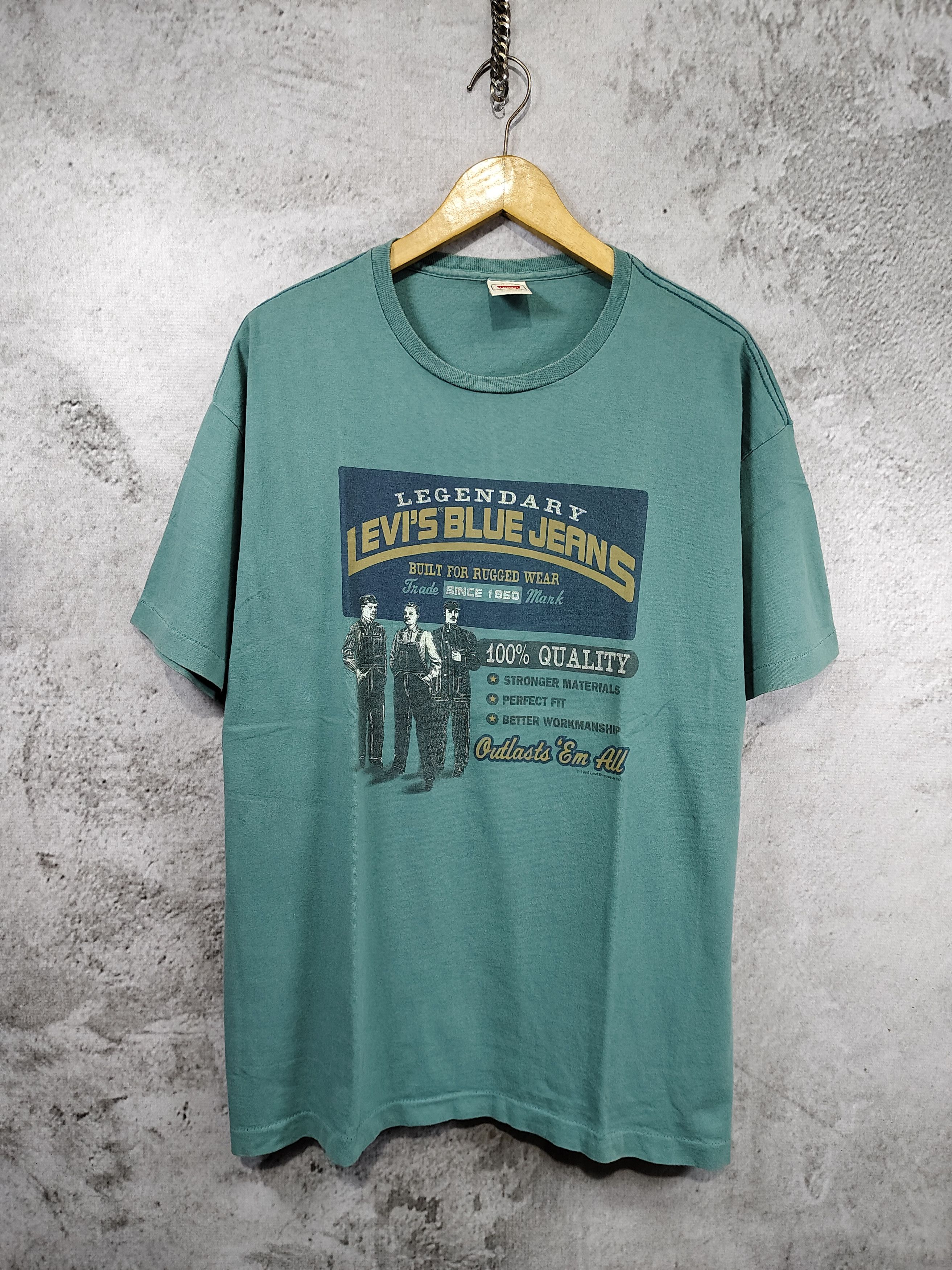 Levi's 1972 rare Levi's Saddleman Boot Jeans t shirt | Grailed