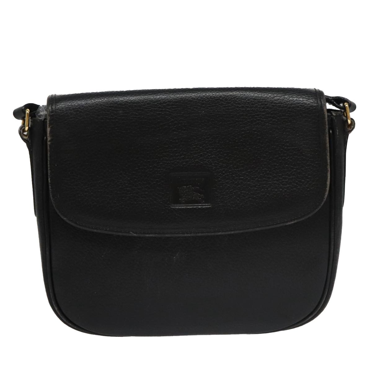 Burberry Black Leather Shoulder Bag (Pre-Owned) Size ONE SIZE - 1 Thumbnail