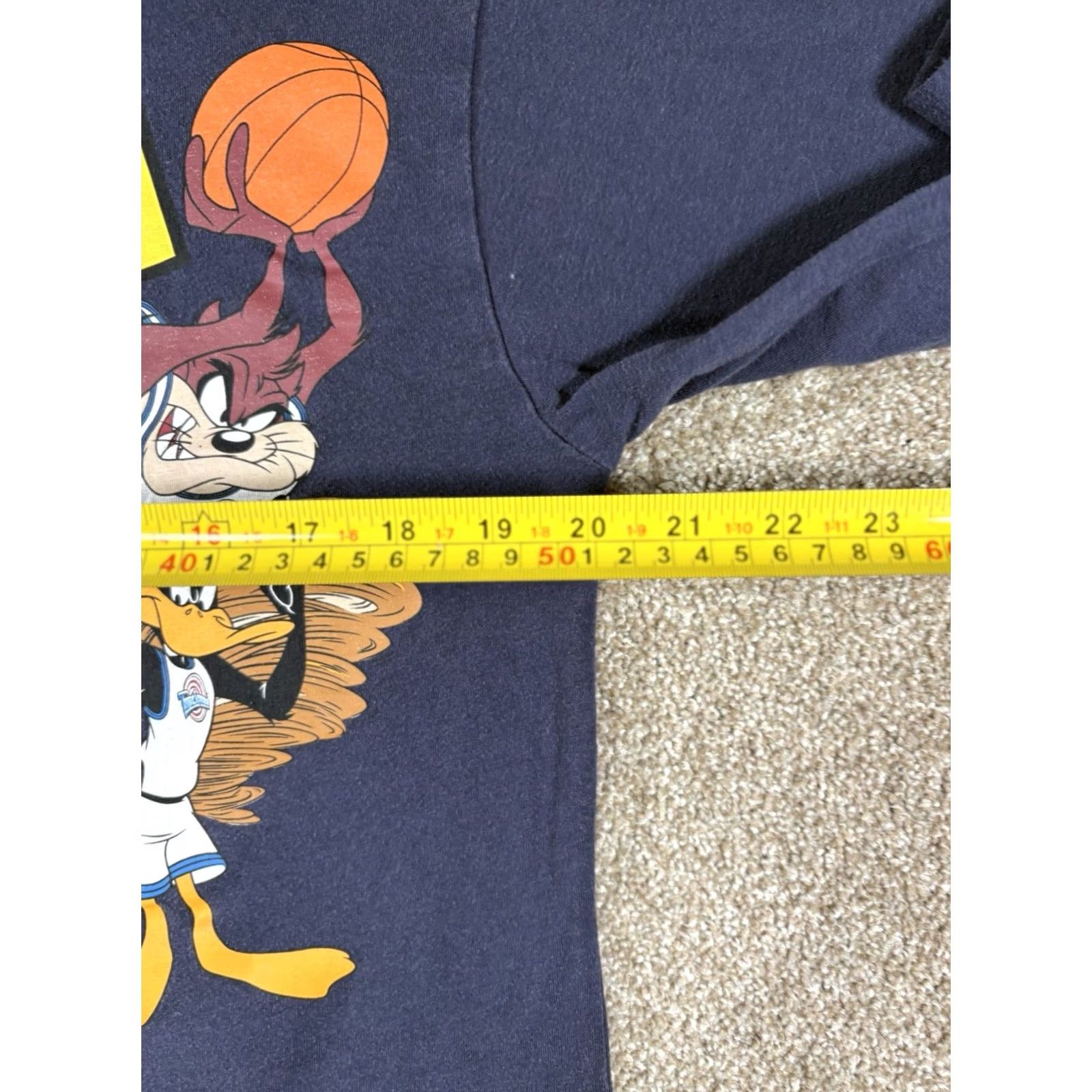 Vintage VINTAGE Space Jam T-Shirt Long Sleeve Graphic Crew Neck Navy Blue Large Men Size US L / EU 52-54 / 3 - 4 Thumbnail