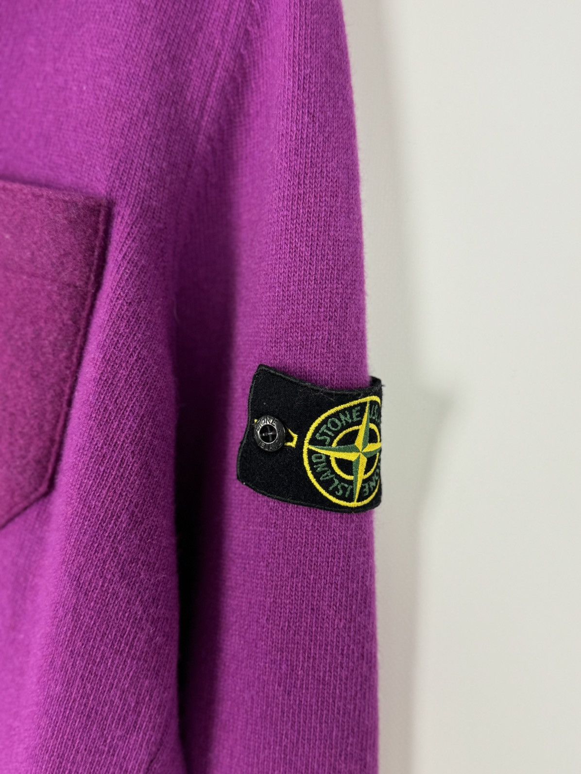 Stone Island Stone Island Purple Wool High Neck Jumper Size US M / EU 48-50 / 2 - 10 Thumbnail