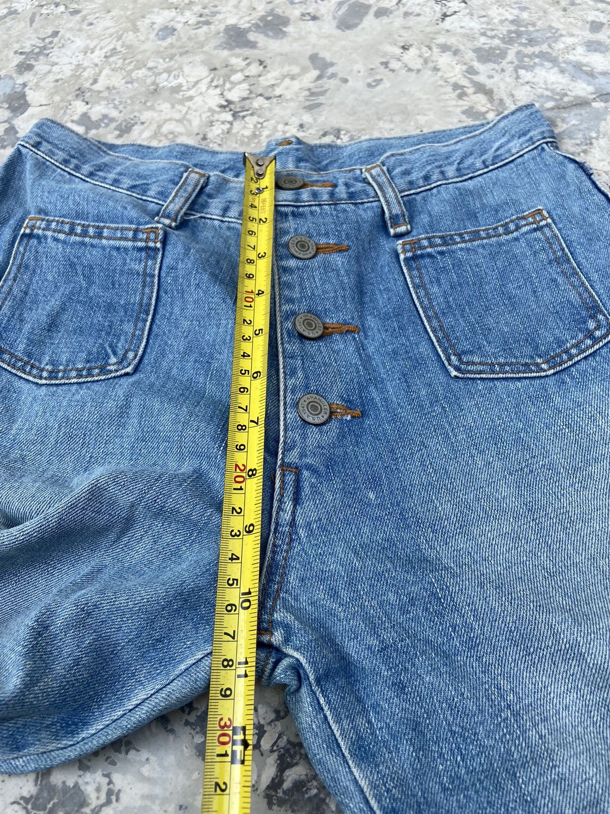 Vintage × Wrangler Vintage Wrangler flare denim pants women Size 26" / US 2 / IT 38 - 12 Thumbnail