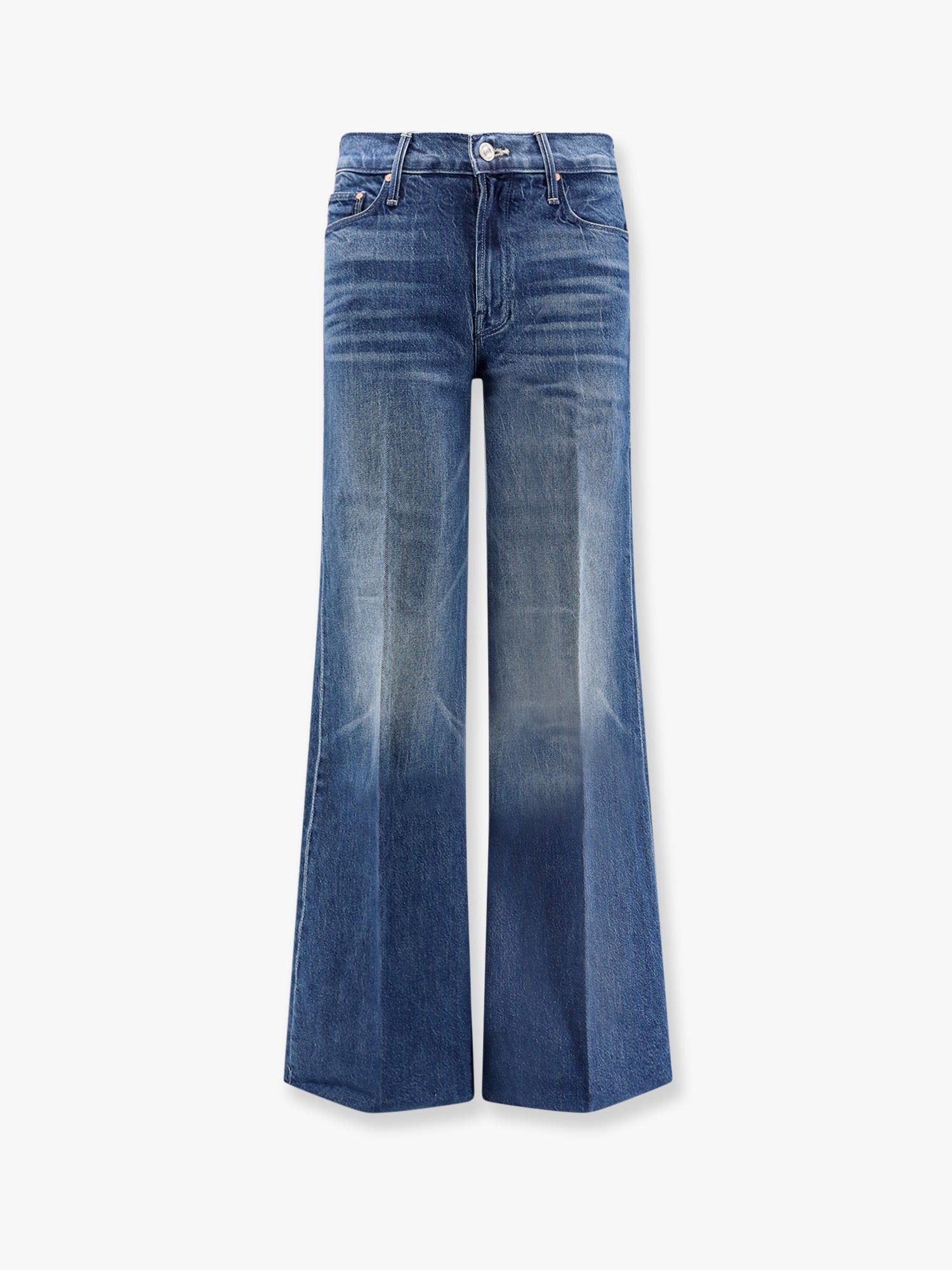 デニム・ジーパン MOTHER Cotton blend jeans with embroidered monogram MOTHER Cotton Blend Jeans With Embroidered Monogram | Grailed