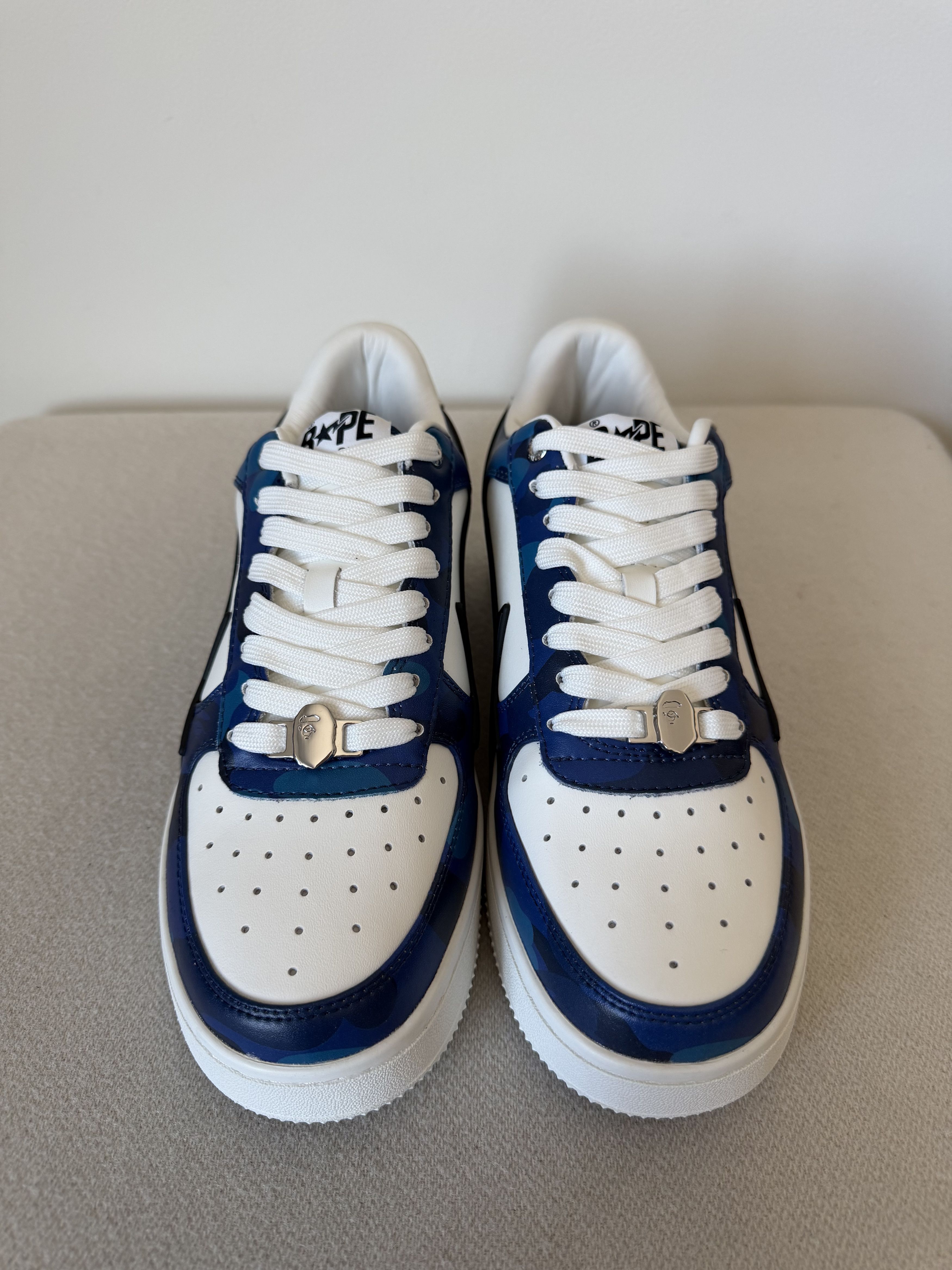 Bape Bape Sta OS #1 Sneakers in Blue Camo Size US 9.5 / EU 42-43 - 4 Thumbnail