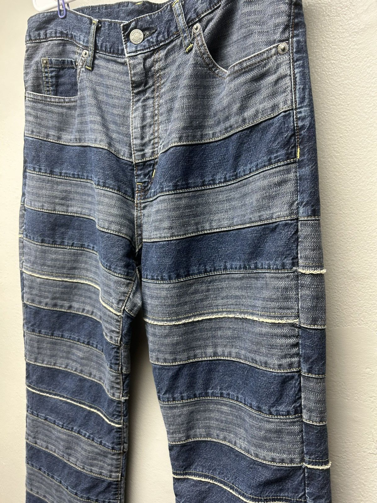 Hysteric Glamour Hysteric Glamour Paneled Denim Hagi Kinky Jeans Size US 34 / EU 50 - 2 Thumbnail