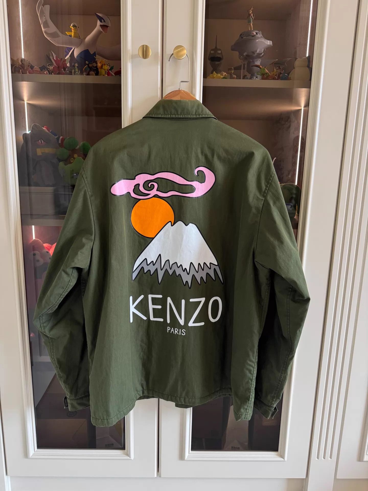 Kenzo Kenzo by Nigo 22fw Back Fuji Mountain Print Coach Jacket XL Size US XL / EU 56 / 4 - 1 Thumbnail
