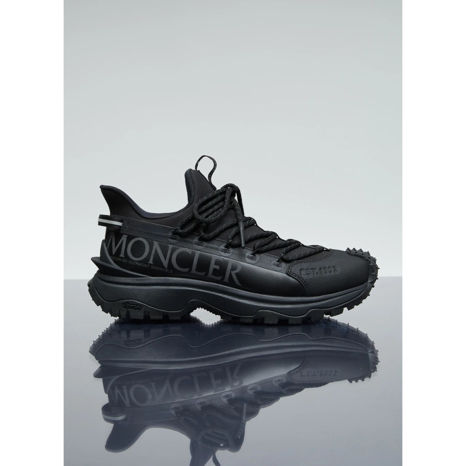Moncler MINT! MONCLER TRAILGRIP LITE2 Vibram Ripstop Black Sneakers Size US 10.5 / EU 43-44 - 1 Thumbnail