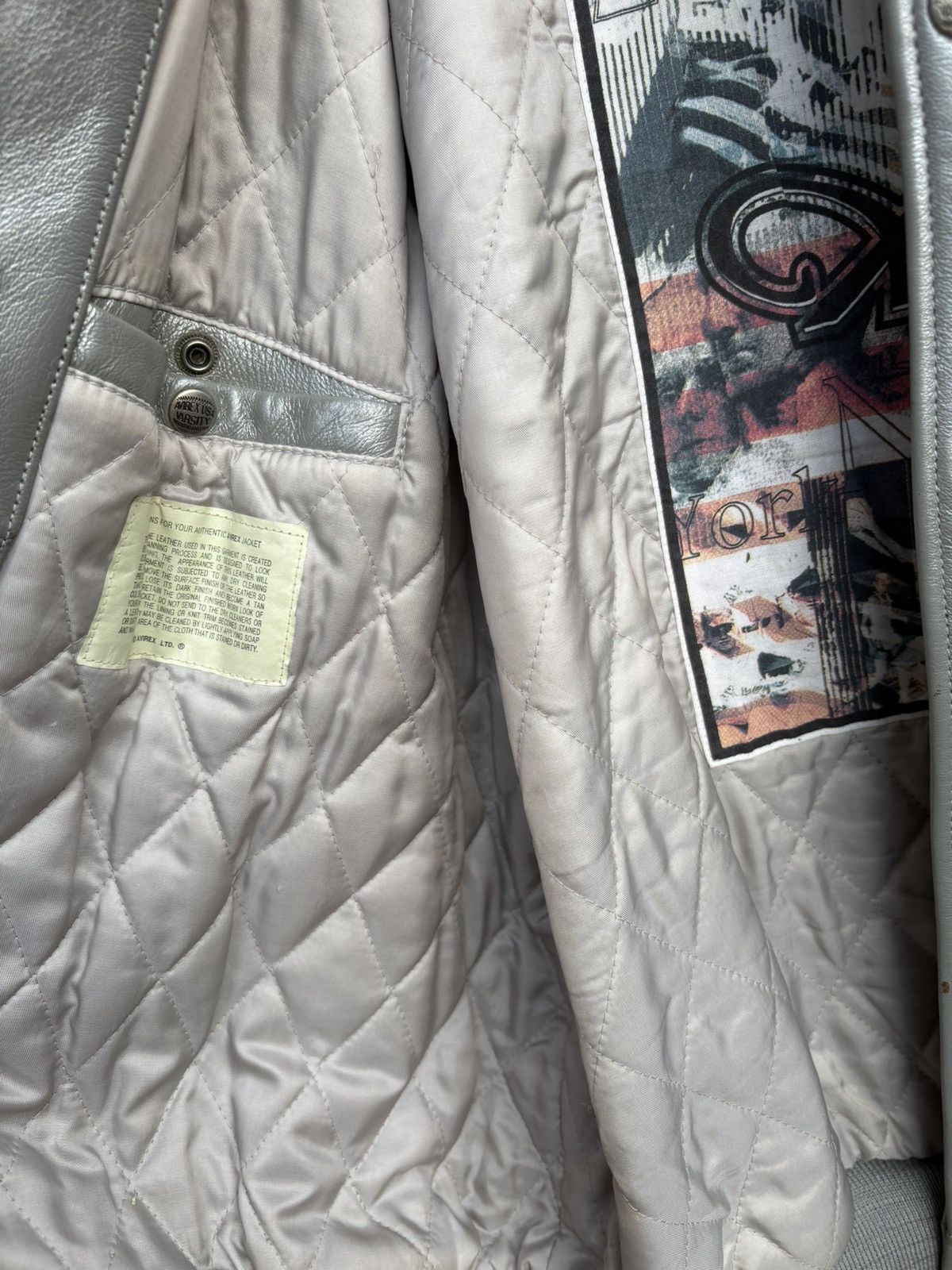 Avirex Avirex leather jacket x vintage varsity x rare USA Size US XXL / EU 58 / 5 - 12 Thumbnail