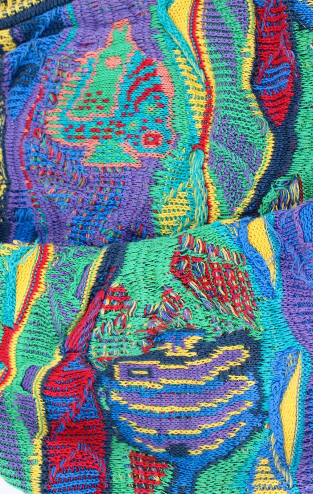 Coogi Coogi Vintage Fish 3D Knit Cardigan Size US M / EU 48-50 / 2 - 8 Thumbnail