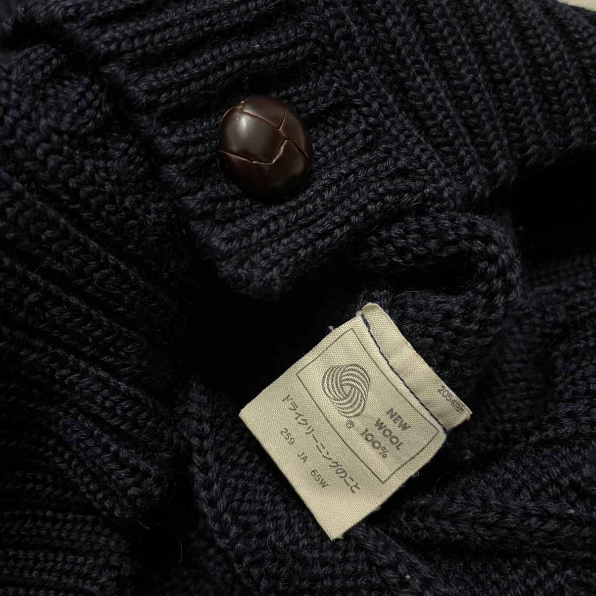 RRL Ralph Lauren 80s Vintage Polo Ralph Lauren Wool Cable Knit Vest Cardigan Size US M / EU 48-50 / 2 - 5 Thumbnail