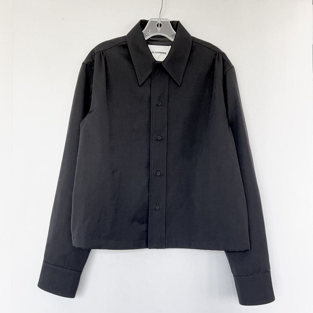 Jil Sander Silk Blend Overshirt Kimono-Shirt | Grailed