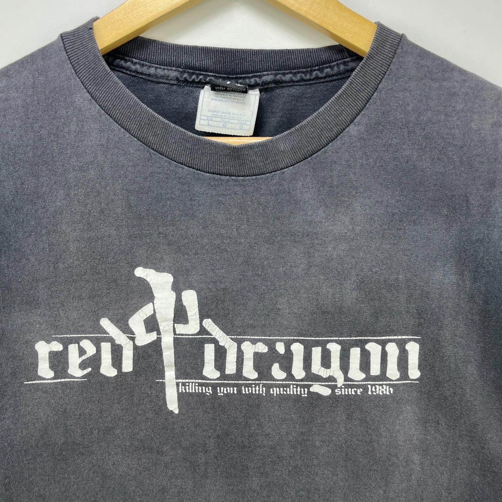 Vintage Vintage Red Dragon Skateboard Sun Faded T Shirt Large RDS Size US L / EU 52-54 / 3 - 3 Thumbnail