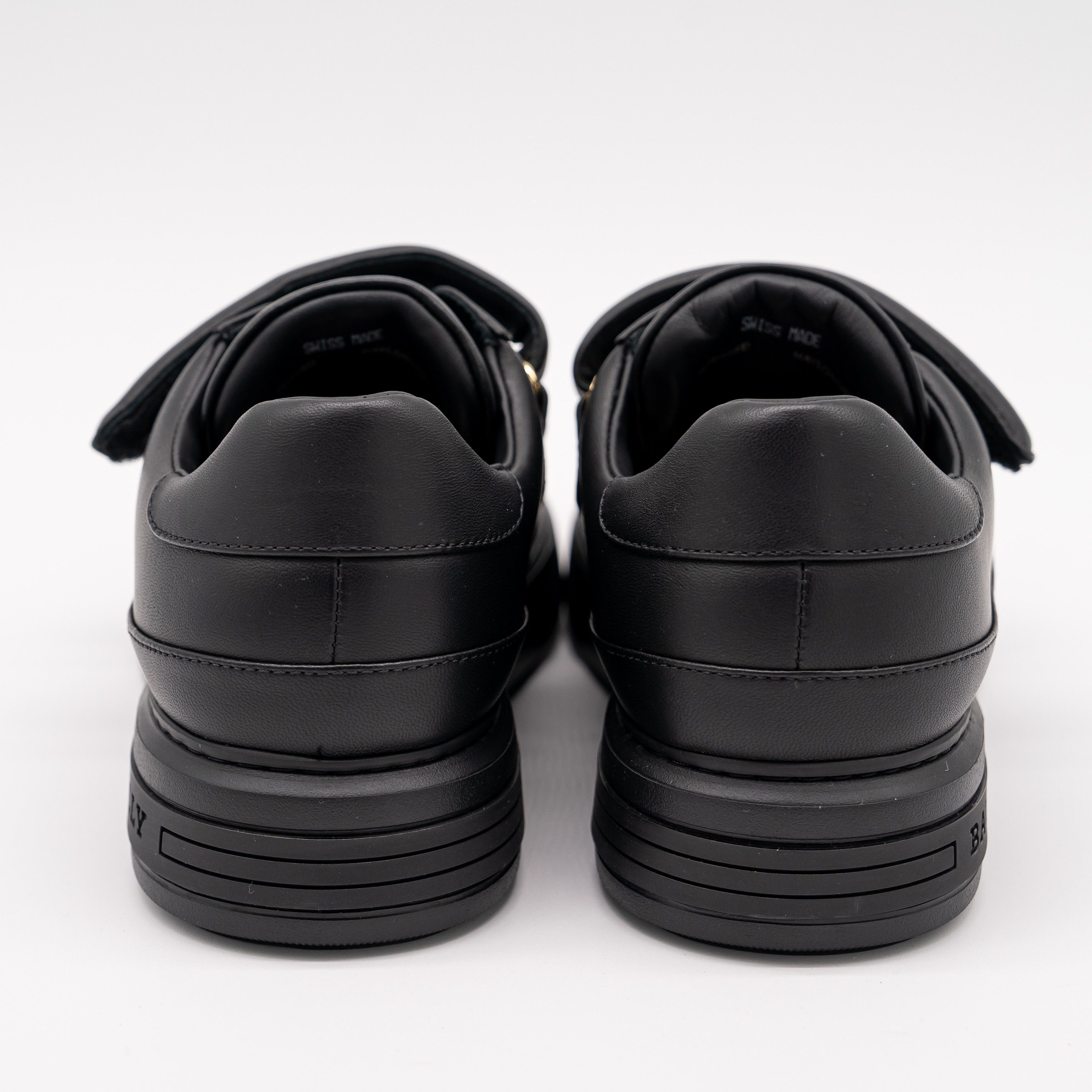 Bally 8 Bally Maylor Black Leather Sneakers Strap Size US 8 / EU 41 - 5 Thumbnail