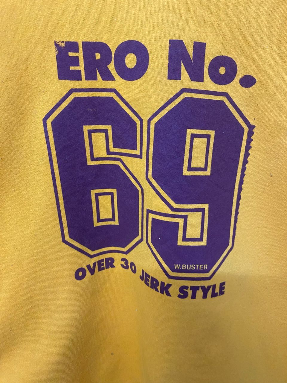 Vintage Vintage W.Buster Ero No 69 Over 30 Jerk Style Sweatshirt Size US S / EU 44-46 / 1 - 4 Thumbnail