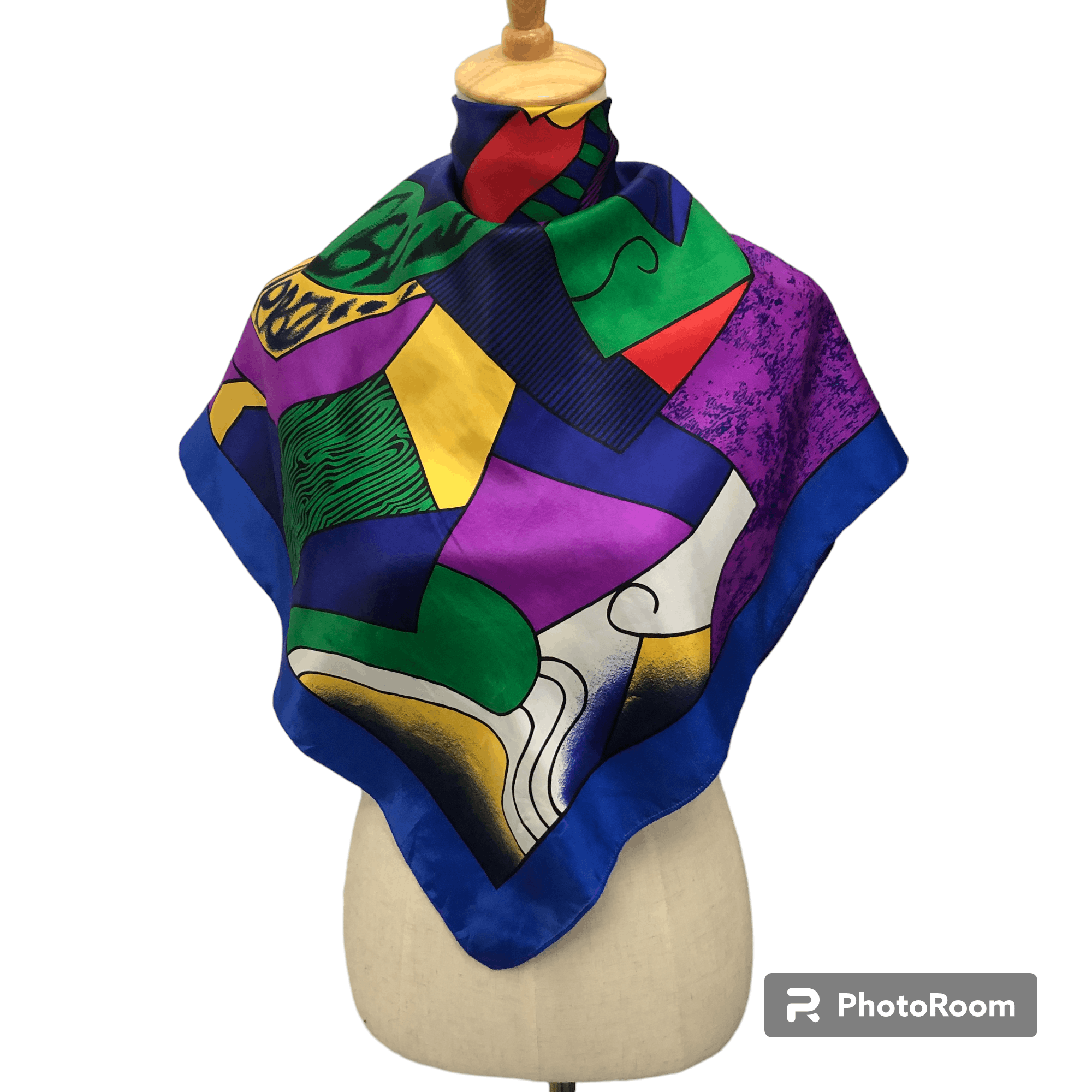 Vintage Picasso Painting Art Scarf M349 Size ONE SIZE - 1 Thumbnail
