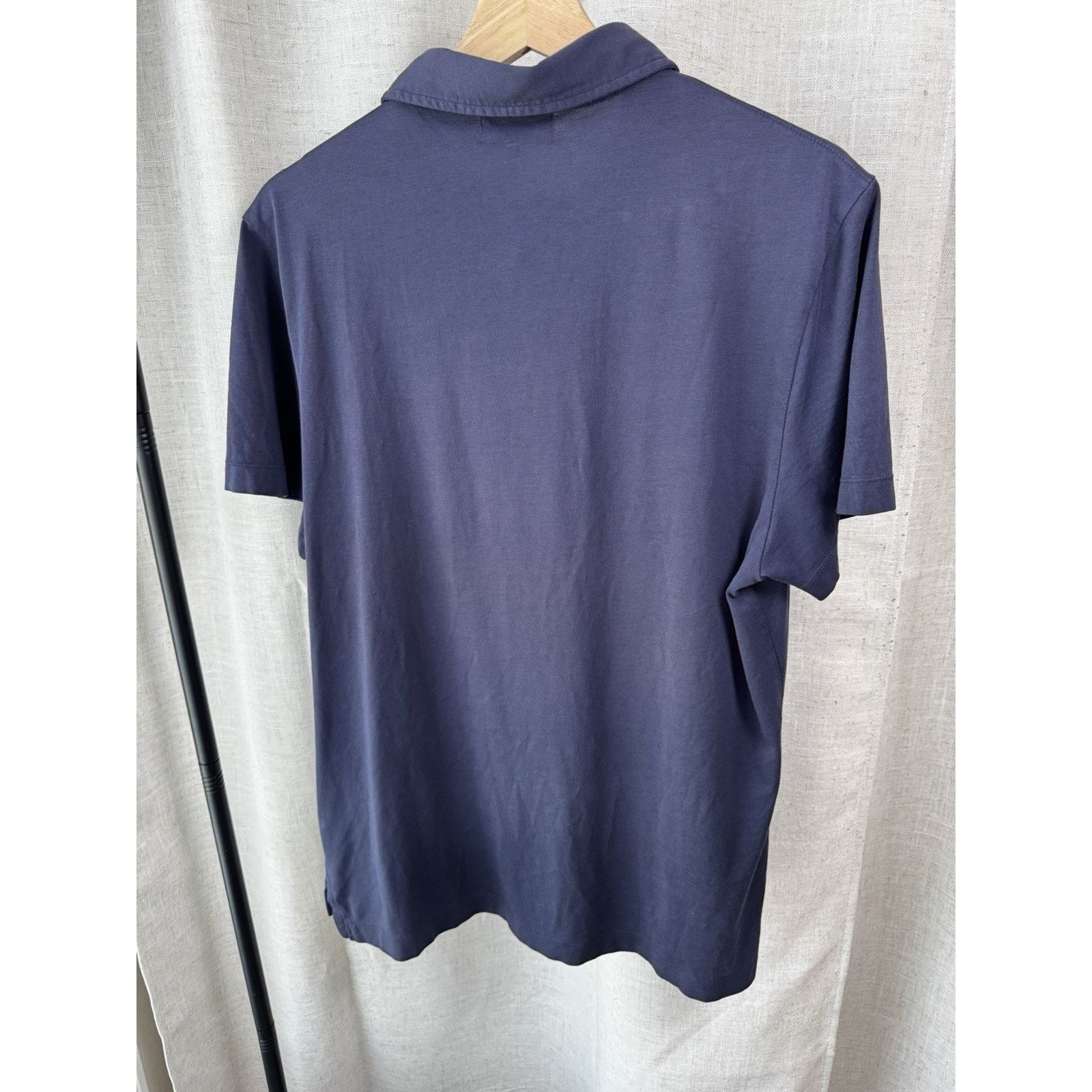 Hickey Freeman Hickey Freeman Navy Pima Cotton Polo (M) Size US M / EU 48-50 / 2 - 5 Thumbnail