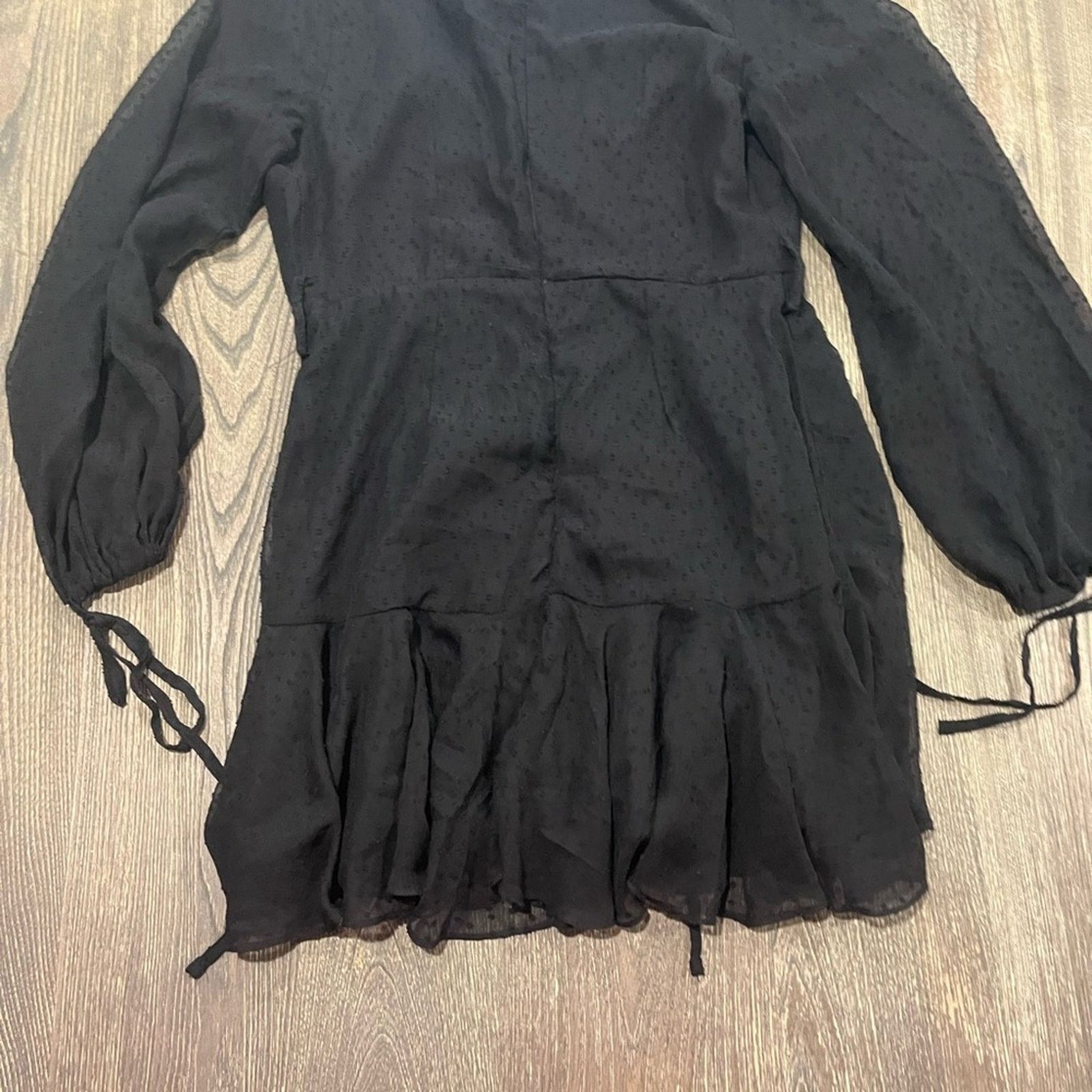 selfie leslie black mini dress Monti Strapless Bubble Hem Mini Dress Black L