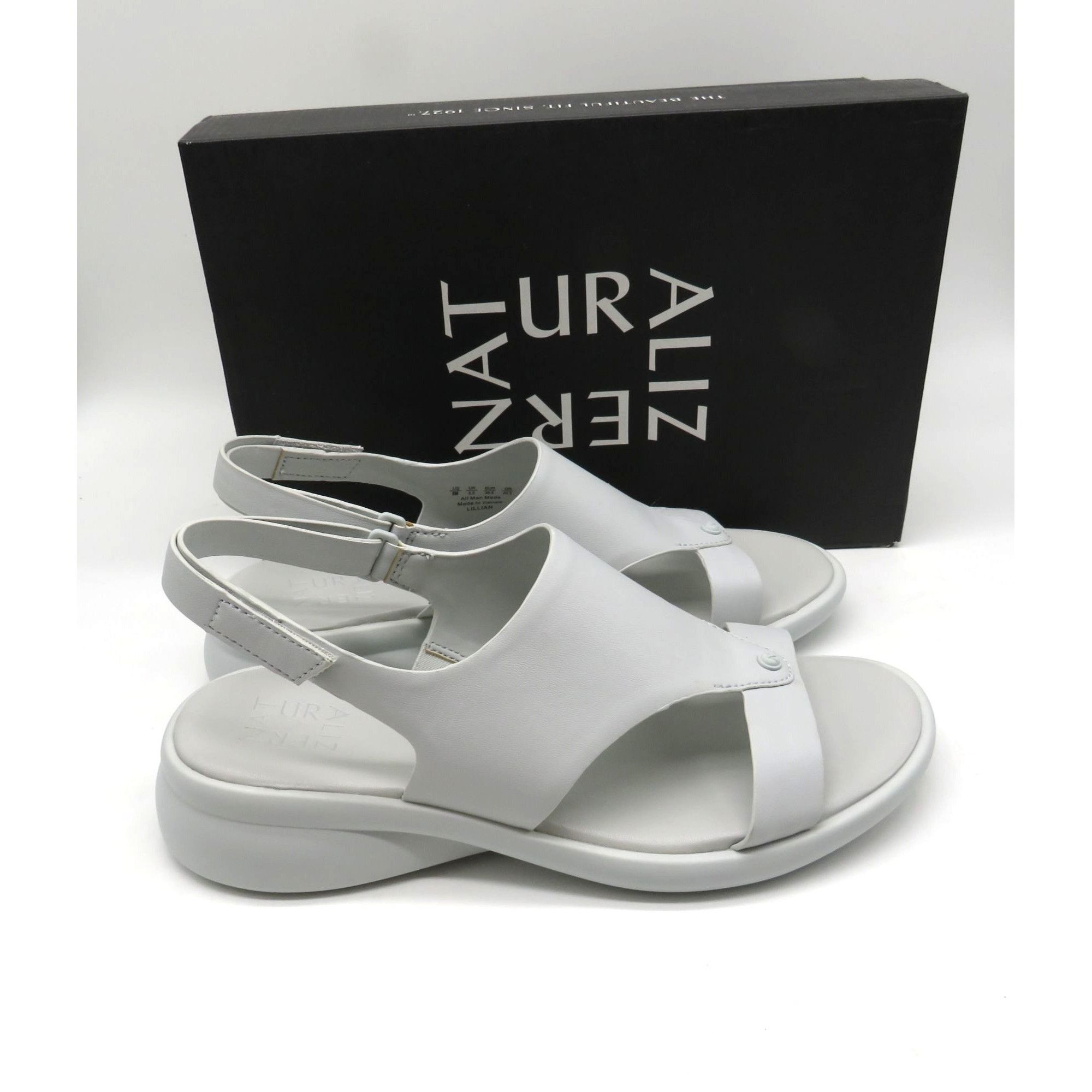 Naturalizer Naturalizer Lillian Mist Grey Womens Slingback Sandals Size Size US 8 / IT 38 - 1 Thumbnail