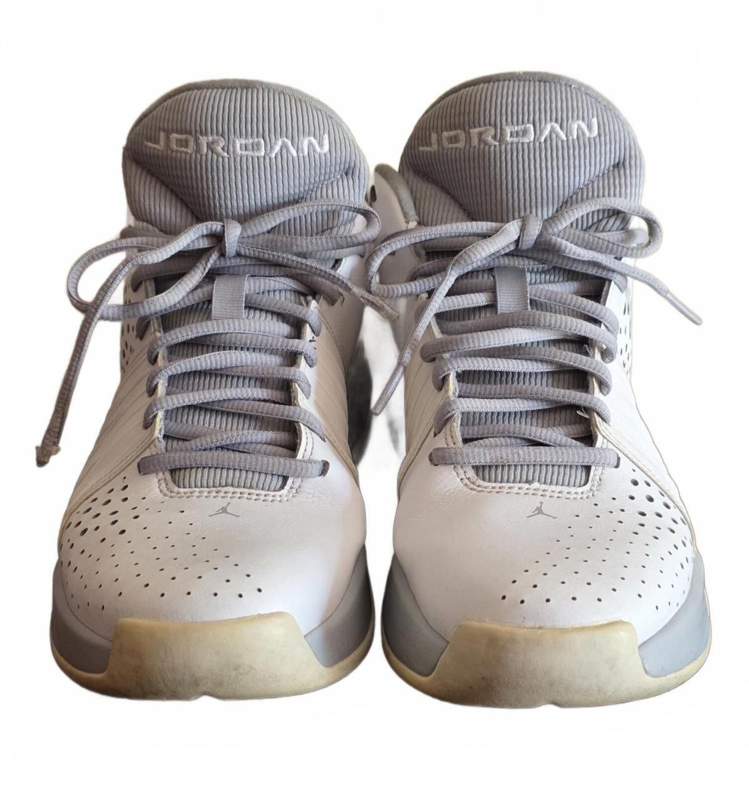 Jordan Brand Nike Air Jordan 5 AM Basketball Shoes White Wolf Grey 11.5 Size US 11.5 / EU 44-45 - 3 Thumbnail