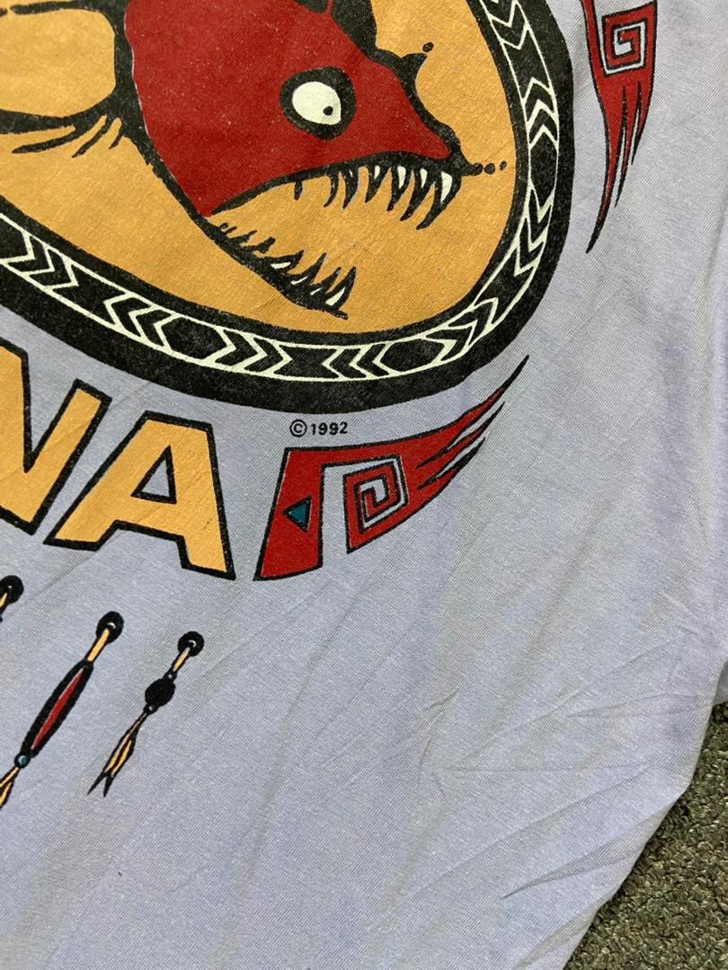 Japanese Brand Hot Tuna Graphic Tribal Skull Tshirt (201) Size US M / EU 48-50 / 2 - 5 Thumbnail