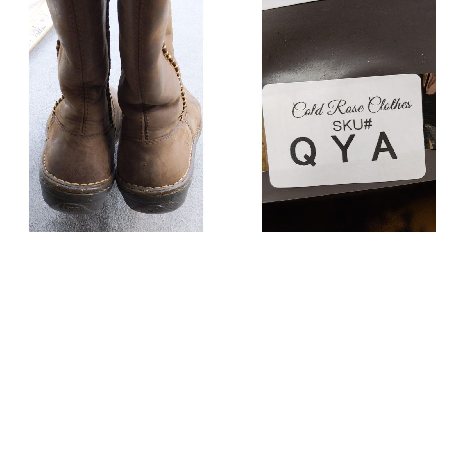 Ugg UGG Australia Boots Womens Size 8 39 Brown Leather Shearling Mid Calf Winter Size US 8 / IT 38 - 8 Thumbnail