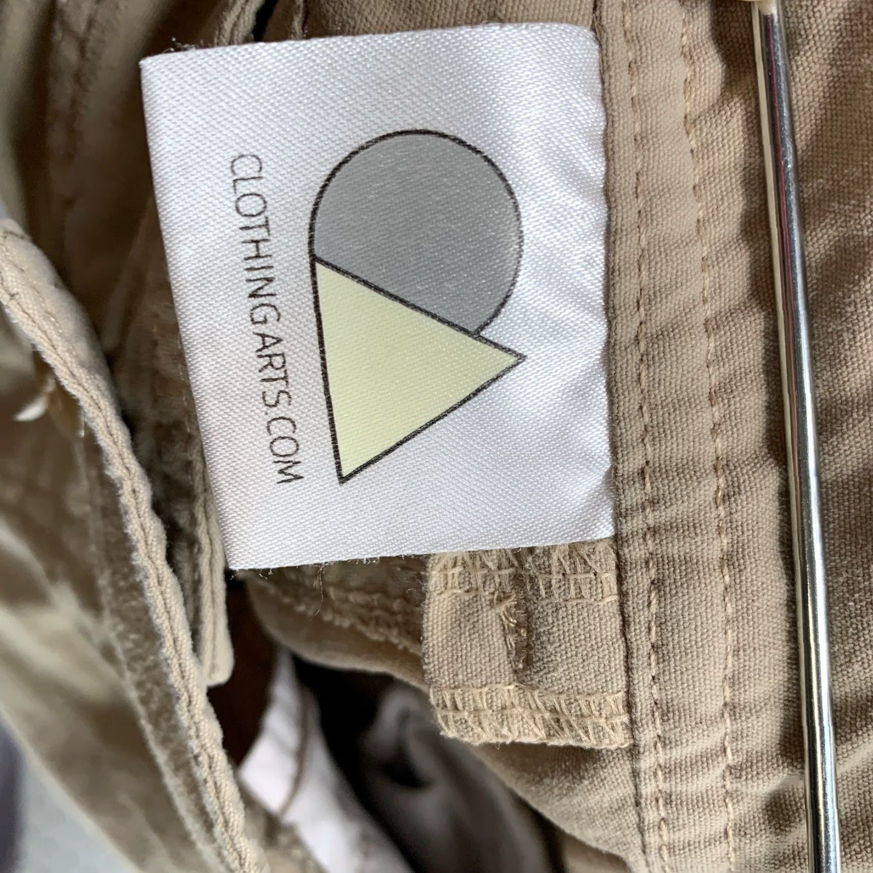 Vintage Clothing Arts Pants Mens Beige 38x34 P Cubed Pick Pocket Proof Business Travel Pants Size US 38 / EU 54 - 4 Thumbnail
