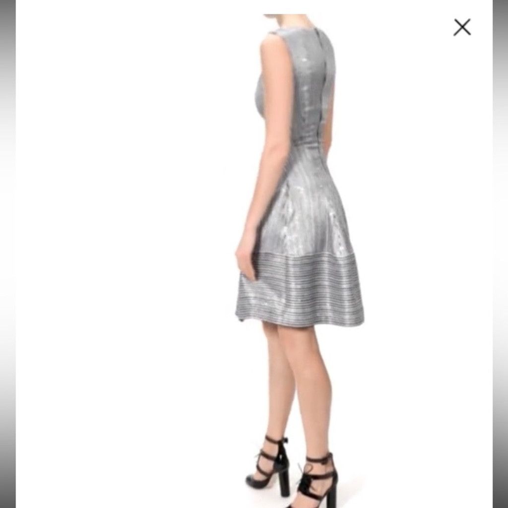 Other TALBOT RUBHOF Cocktail A-Line Black Grey Dress sz 36 / 6 Size M / US 6-8 / IT 42-44 - 4 Thumbnail