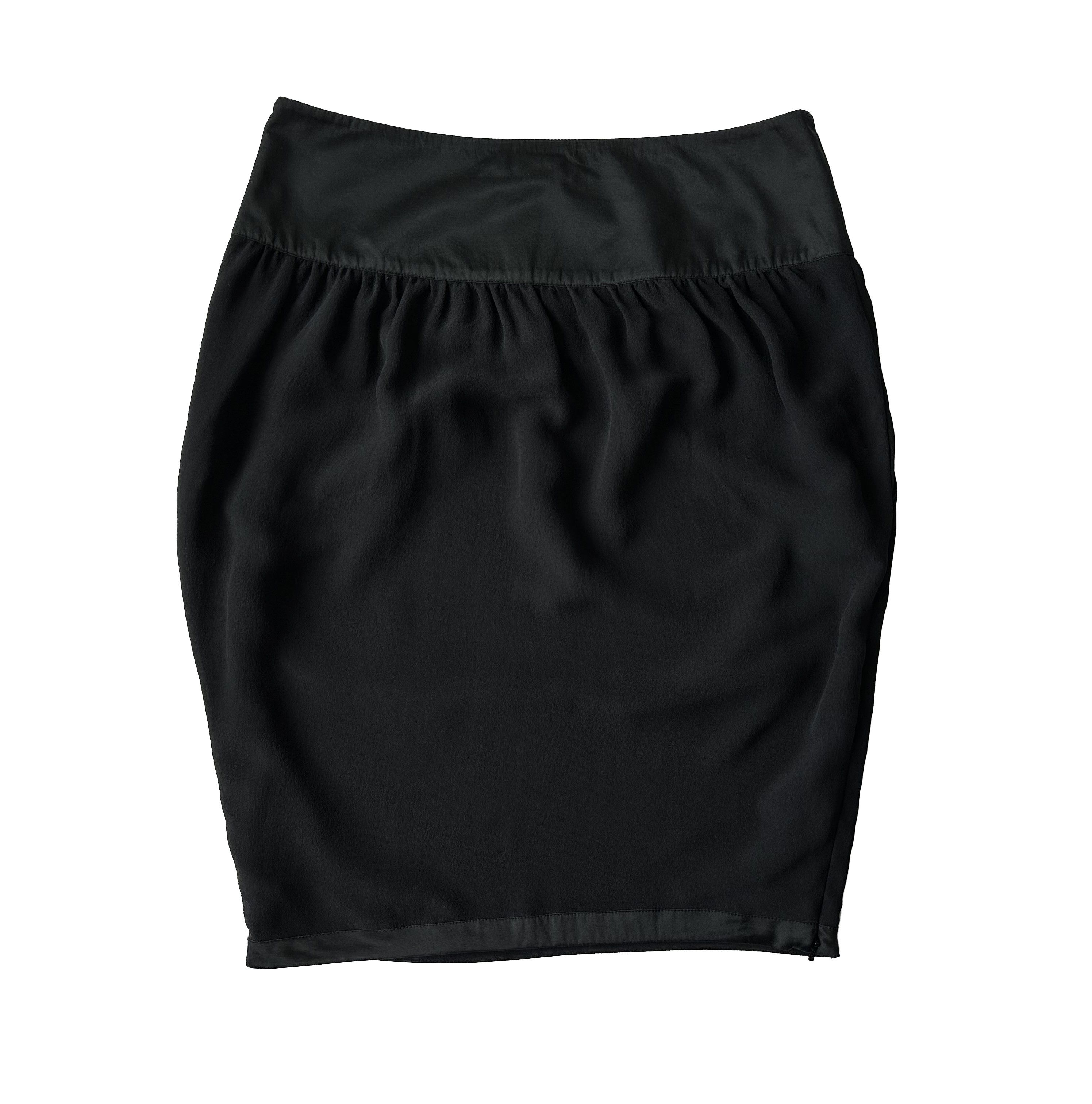 H&M × Stella McCartney Stella McCartney × H&M black silk skirt Size 26" / US 2 / IT 38 - 3 Thumbnail