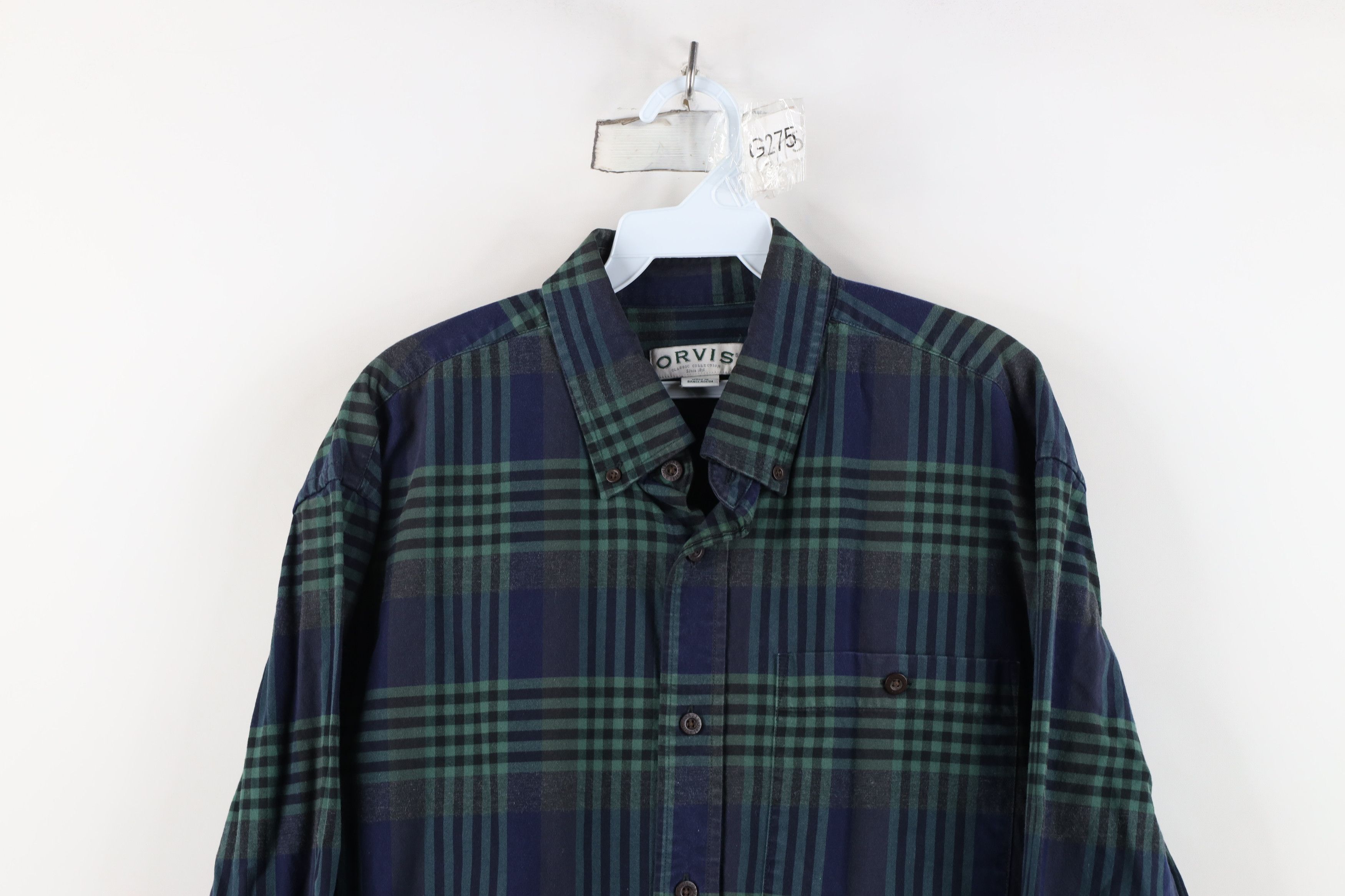 Orvis Vintage Orvis Faded Collared Button Down Shirt Plaid Cotton Size US M / EU 48-50 / 2 - 2 Thumbnail