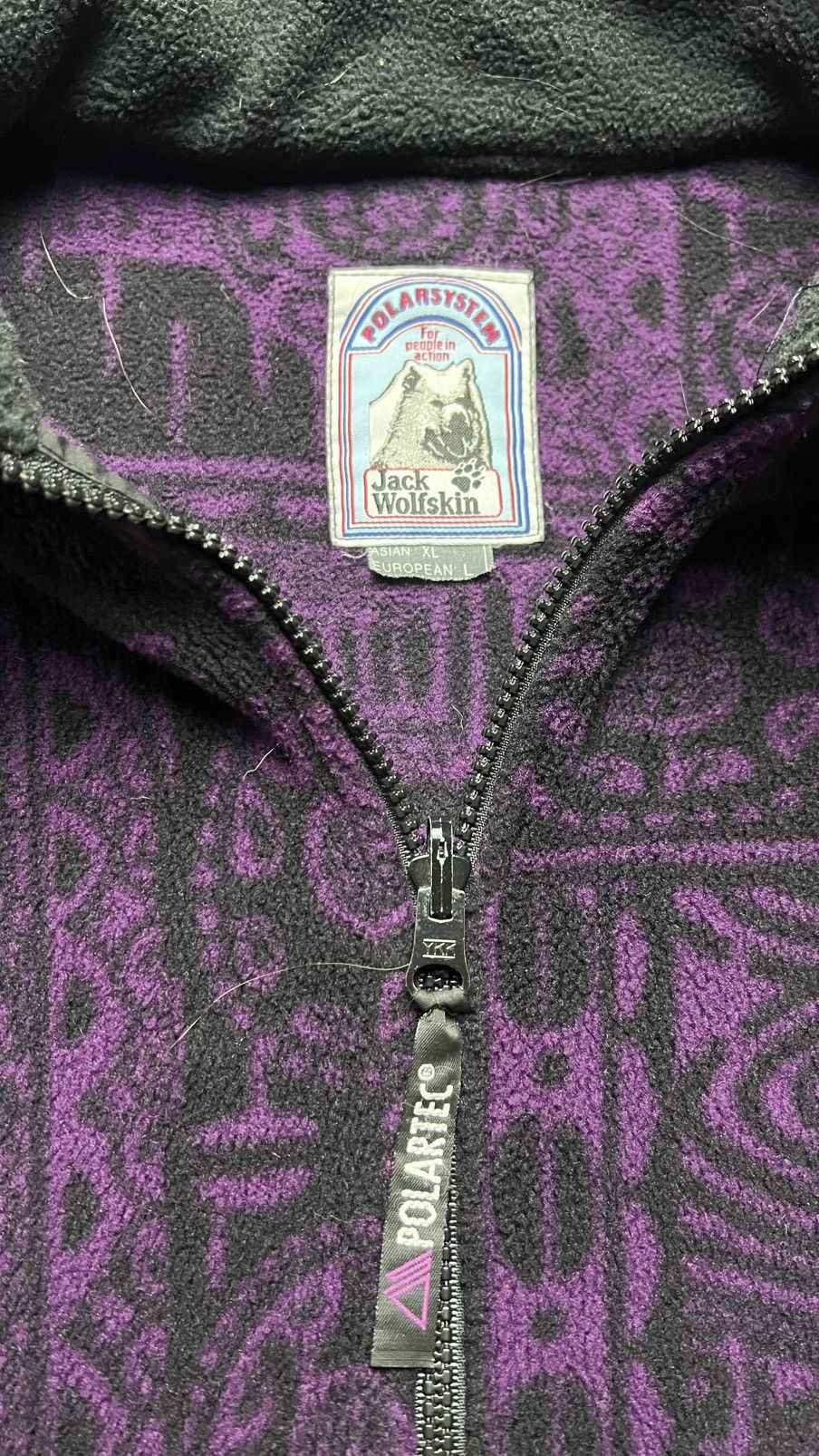 Jack Wolfskin VTG 80-90’s Jack Wolfskin polartec zip fleece jacket sherpa Size L / US 10 / IT 46 - 5 Thumbnail