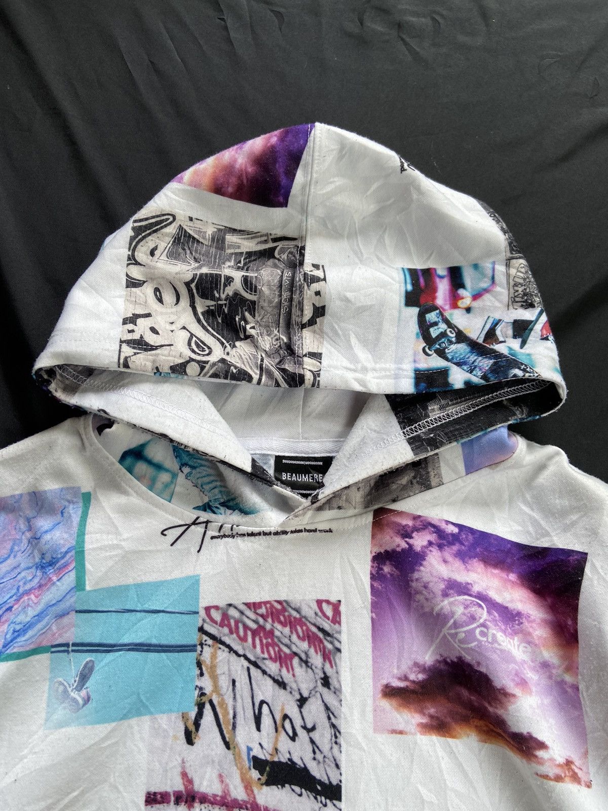 If Six Was Nine × Japanese Brand × Le Grande Bleu (L.G.B.) BEAUMERE SKATEBOARD IF IT CAN BE IMAGINED CREATED HOODIE Size US L / EU 52-54 / 3 - 9 Thumbnail