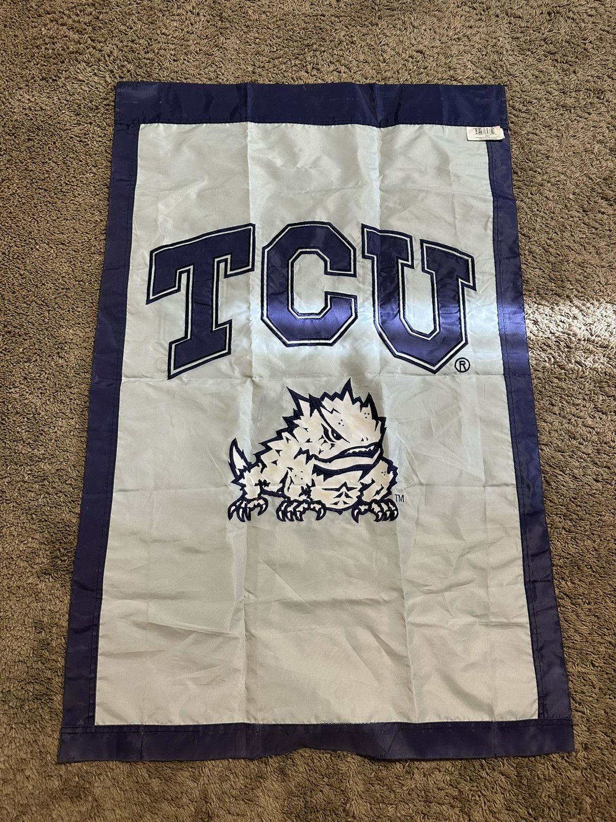 NCAA Vintage TCU Horned Frog “triple grey” flag 2009 Size ONE SIZE - 3 Thumbnail