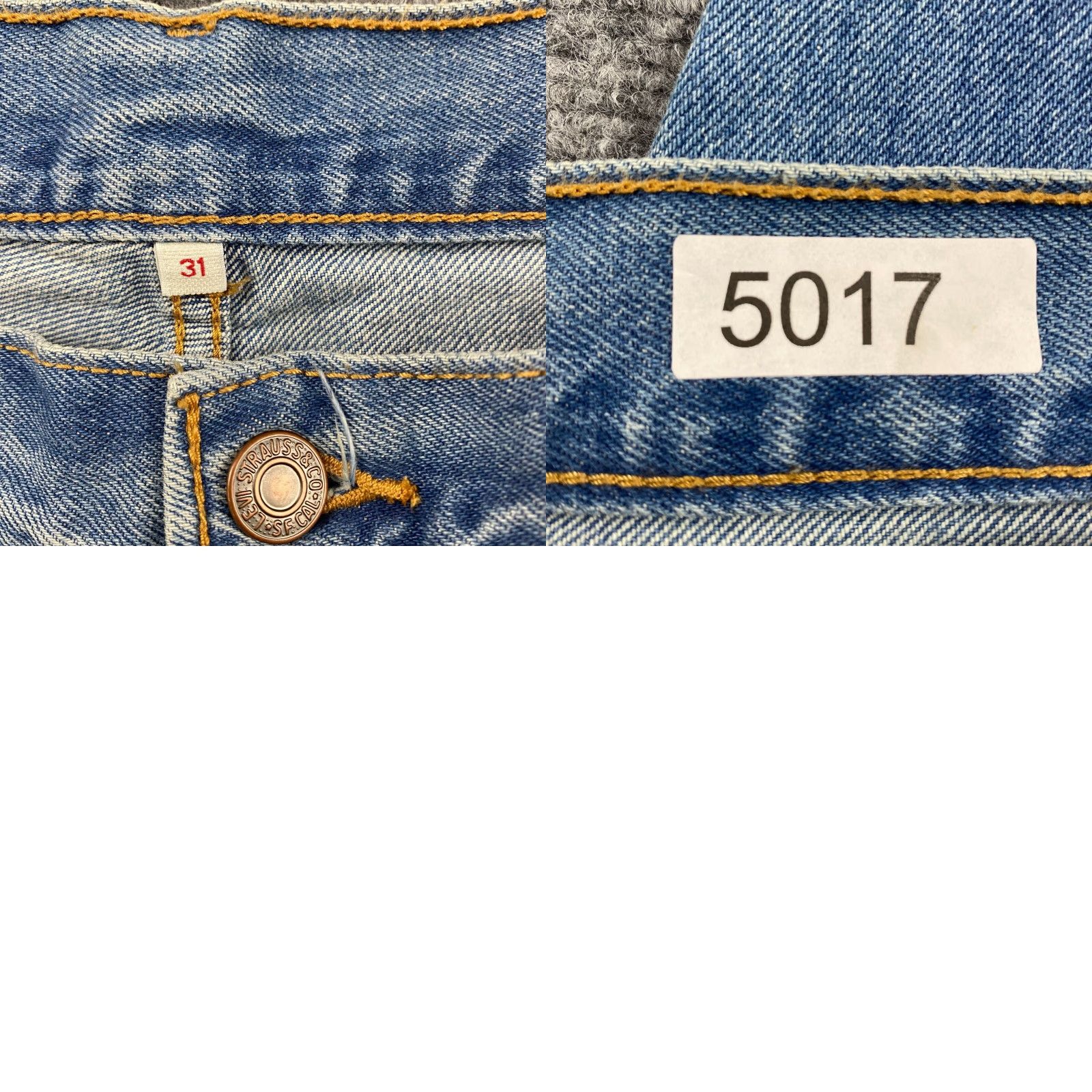 Levi's Levi's Jeans Womens 31 High Rise Zip Pockets Flared Vintage Style Bell Ribcage Distressed 5-Pocket Denim Blue Regular Fit Modern Men/Womens Size 24" / US 00 / IT 34 - 10 Thumbnail