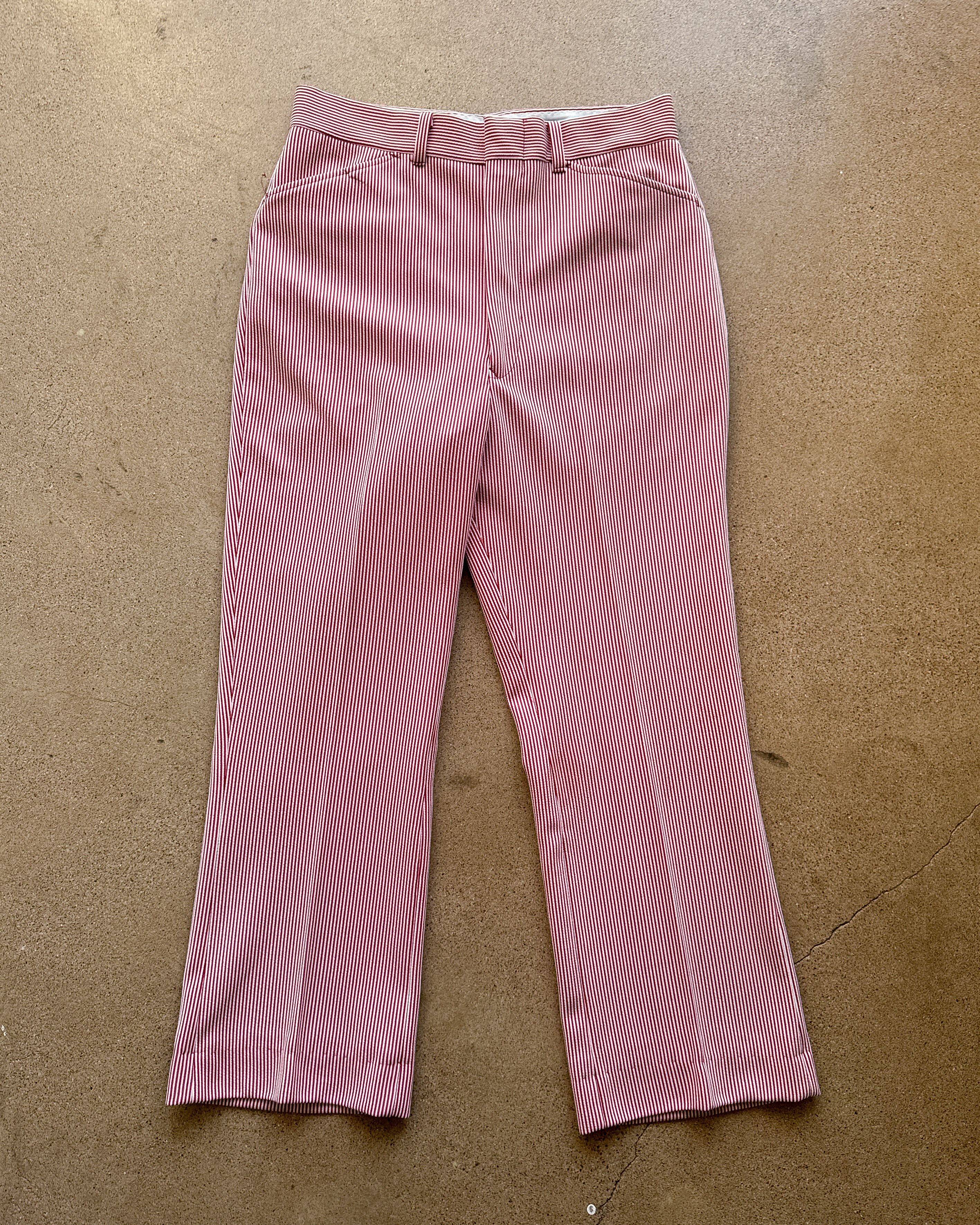 Vintage Vintage 70s Sears Kings Road Hickory Vertical Striped Pants Size US 32 / EU 48 - 1 Thumbnail