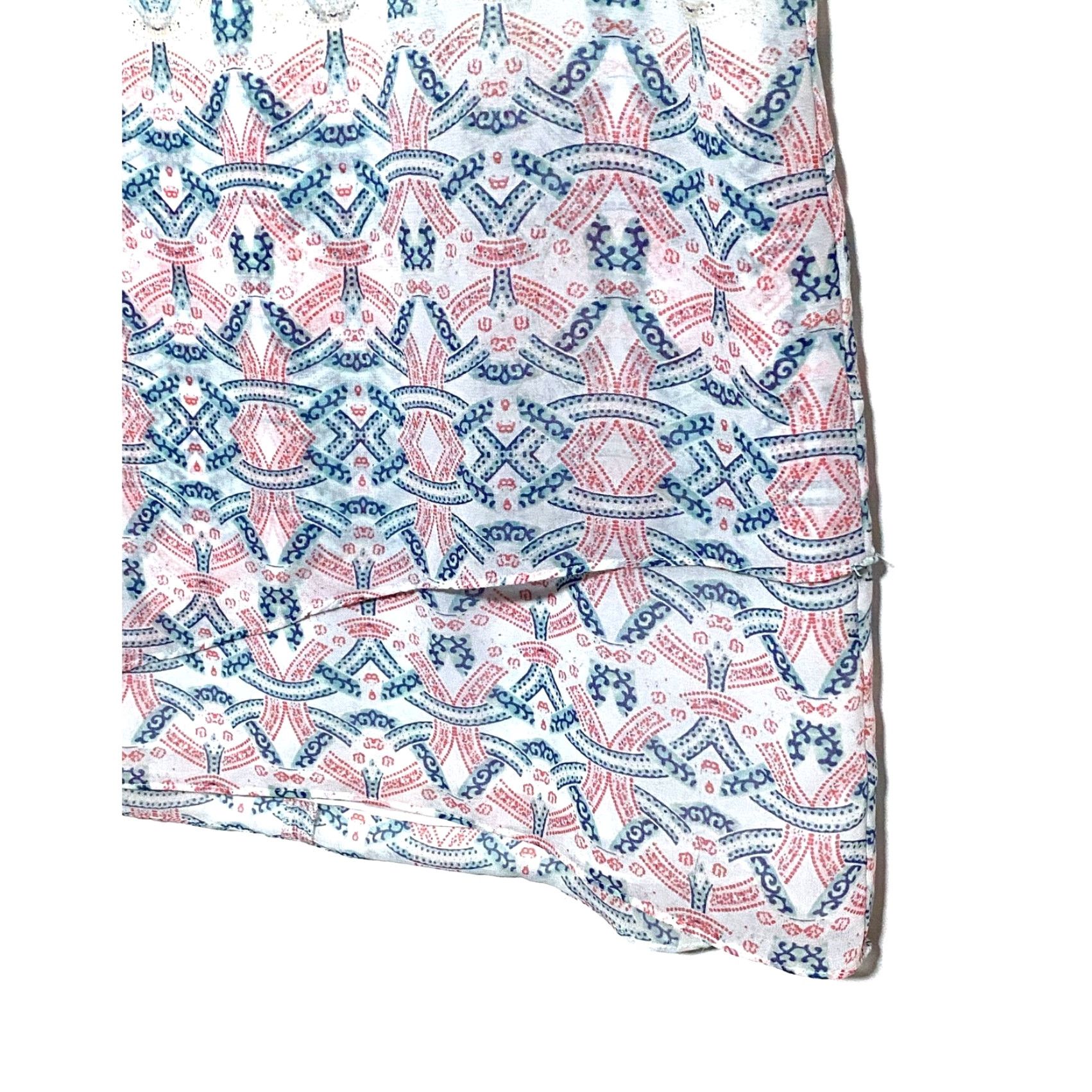 Vintage VINTAGE The Heart of Cabi Sleeveless Mosaic Tiered Top Women S Spring Boho Pastel Hippie Geometric Zip Back Boys? Size S / US 4 / IT 40 - 4 Thumbnail