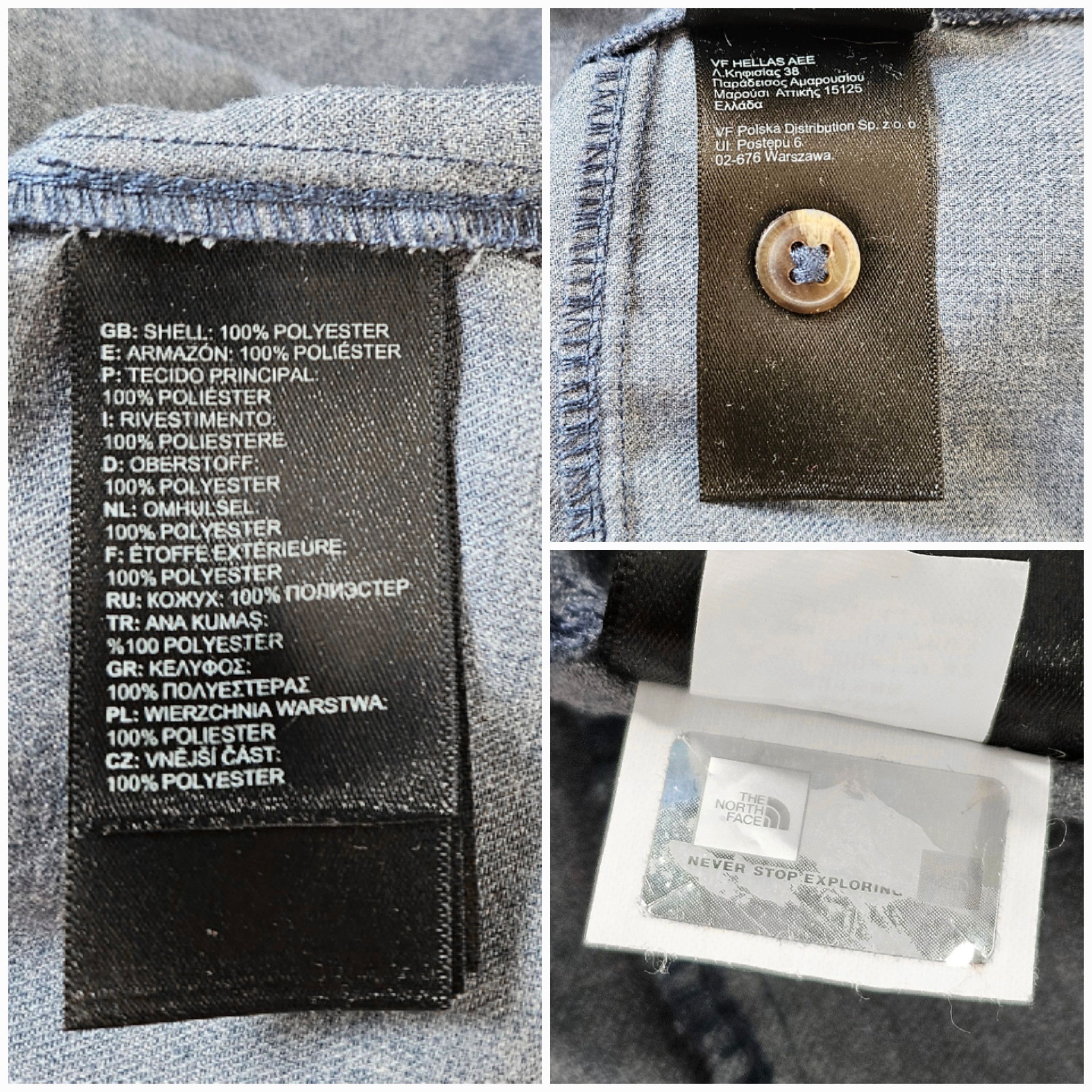 The North Face The North Face Size L Shirt Blue Chambray No-Tuck Button Size L / US 10 / IT 46 - 10 Thumbnail