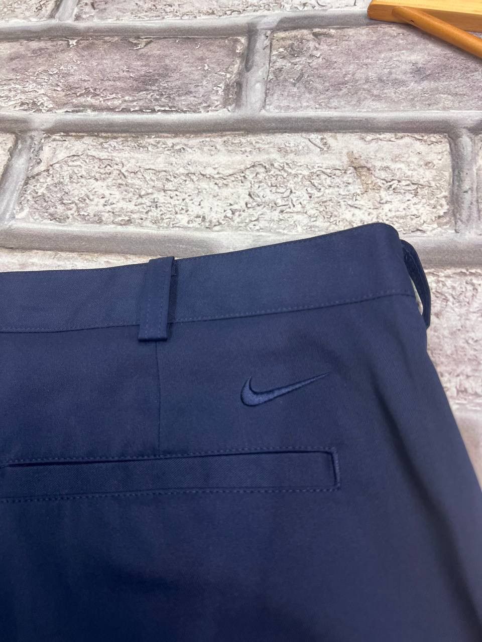 Nike × Vintage Nike Golf vintage black chino track pants Size US 33 - 4 Thumbnail