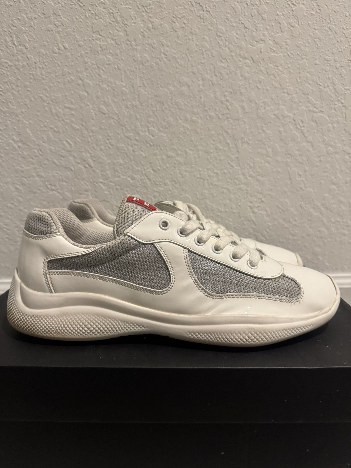 Prada PRADA America Cup White Sneaker Size US 10 / EU 43 - 3 Thumbnail