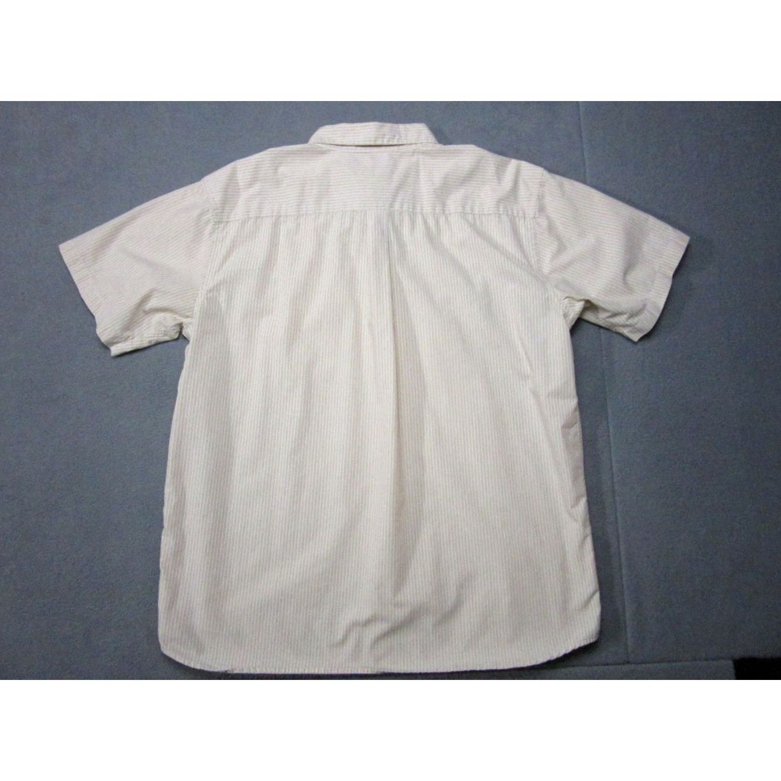 Patagonia Patagonia Shirt Mens XL Beige Red Striped Short Sleeve Outdoor Pockets Button Up Size US XL / EU 56 / 4 - 5 Thumbnail