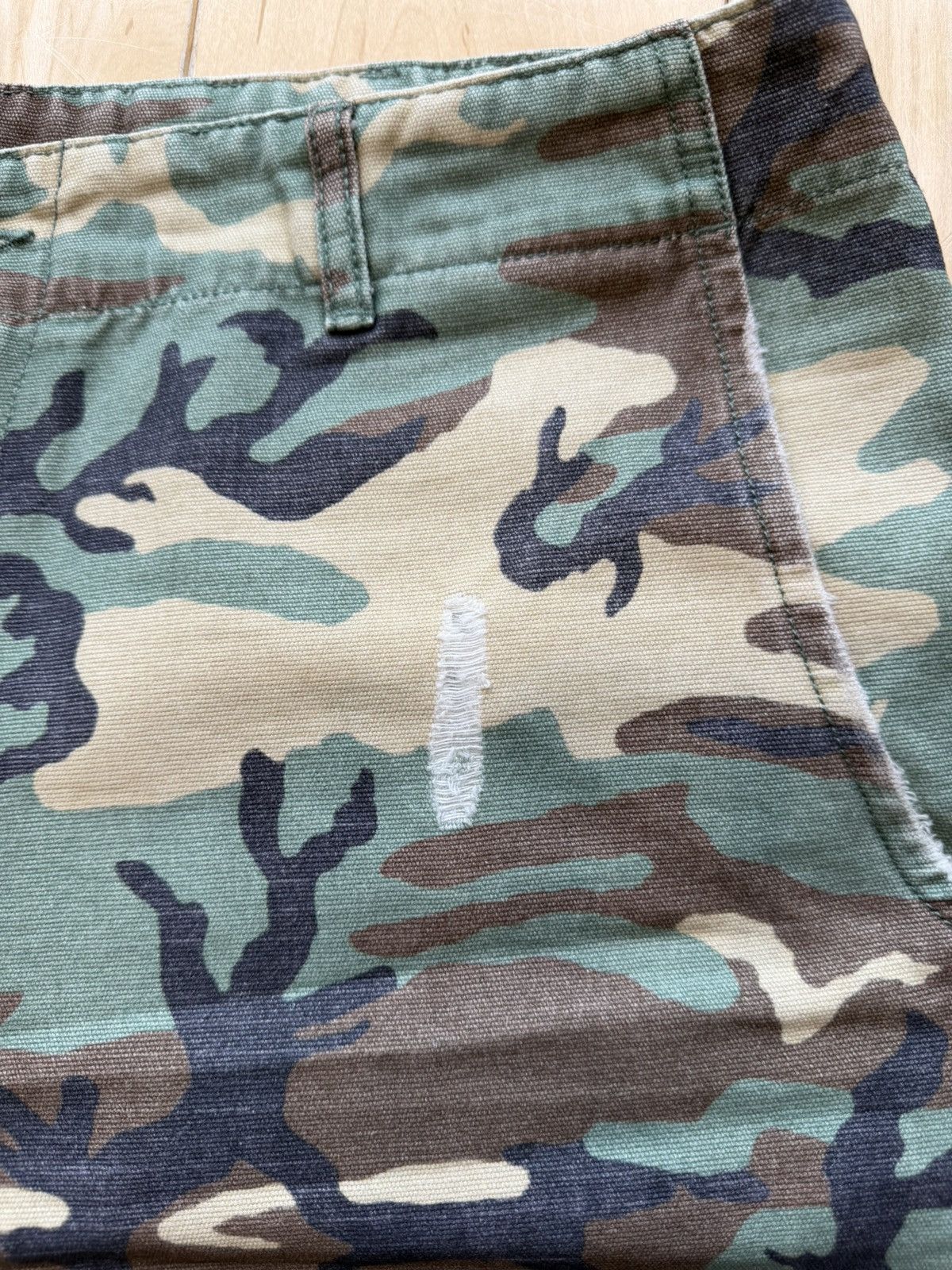 ERL Camo Cargo Shorts Size US 34 / EU 50 - 6 Thumbnail