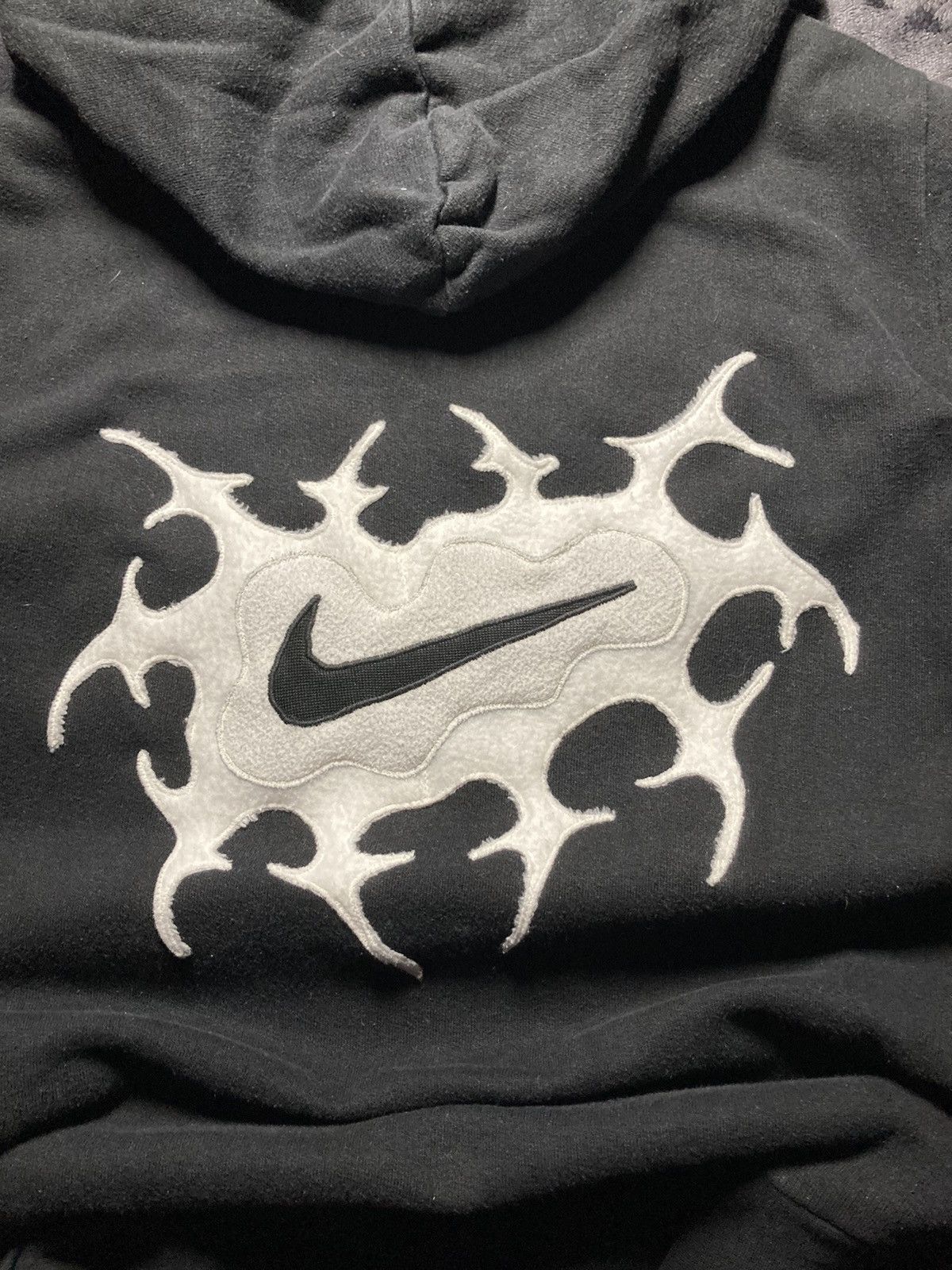 Nike × Vintage ⛩️nike hoodie custom fleece vintage y2k center big logo Size US M / EU 48-50 / 2 - 3 Thumbnail