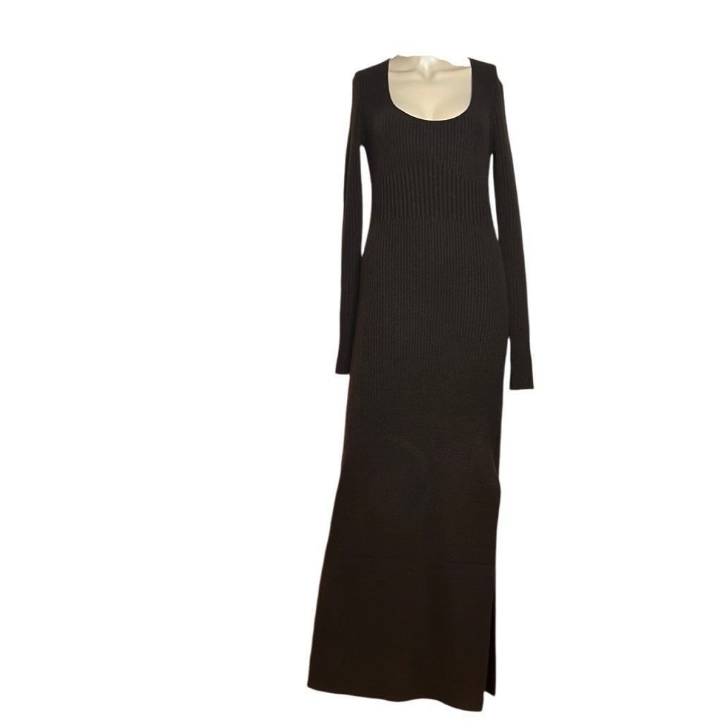 Frame Frame Ribbed Cashmere U-Neck Dress NWT medium Size M / US 6-8 / IT 42-44 - 12 Thumbnail