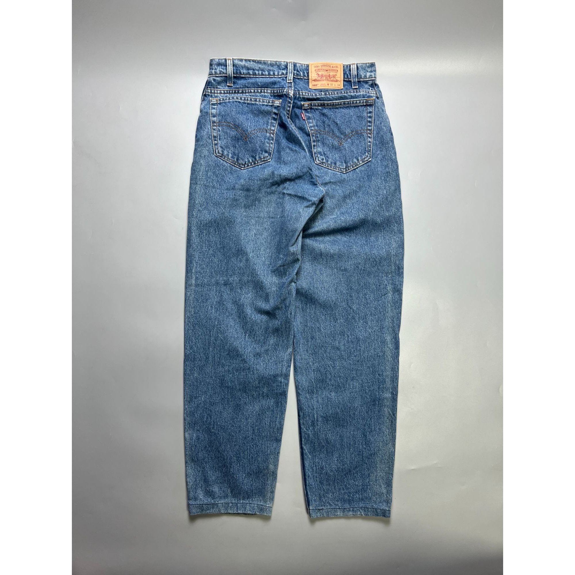 Levi's Levi’s 560 Made in USA Loose Fit Denim Jeans Pants (Y1034) Size US 32 / EU 48 - 15 Thumbnail
