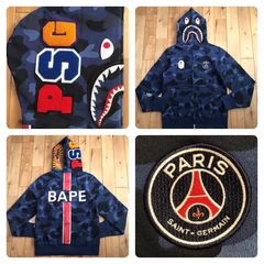 Psg hot sale bape jacket