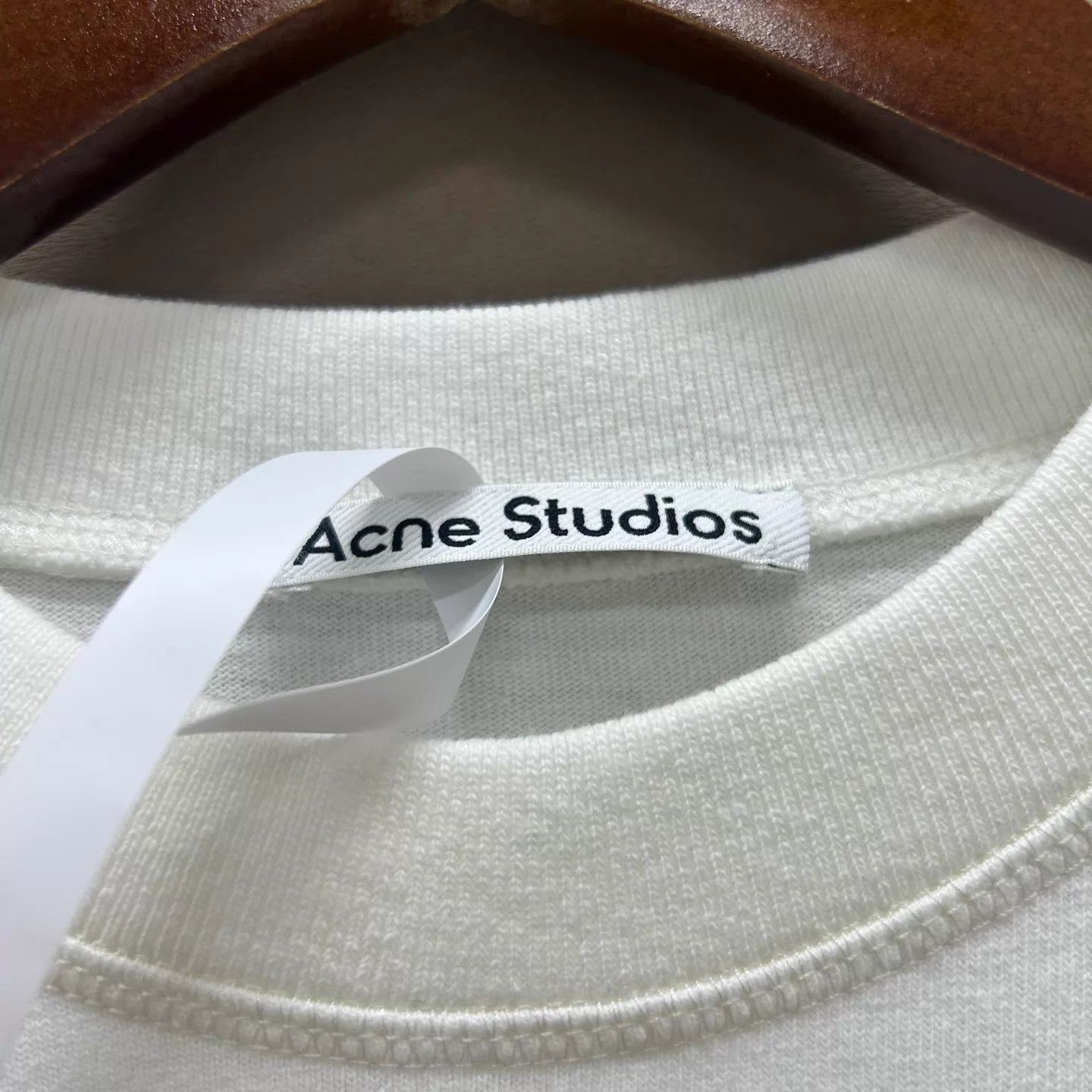 Acne Studios Acne Studios 99 New White Oversized Logo Short Sleeve S Size US S / EU 44-46 / 1 - 3 Thumbnail