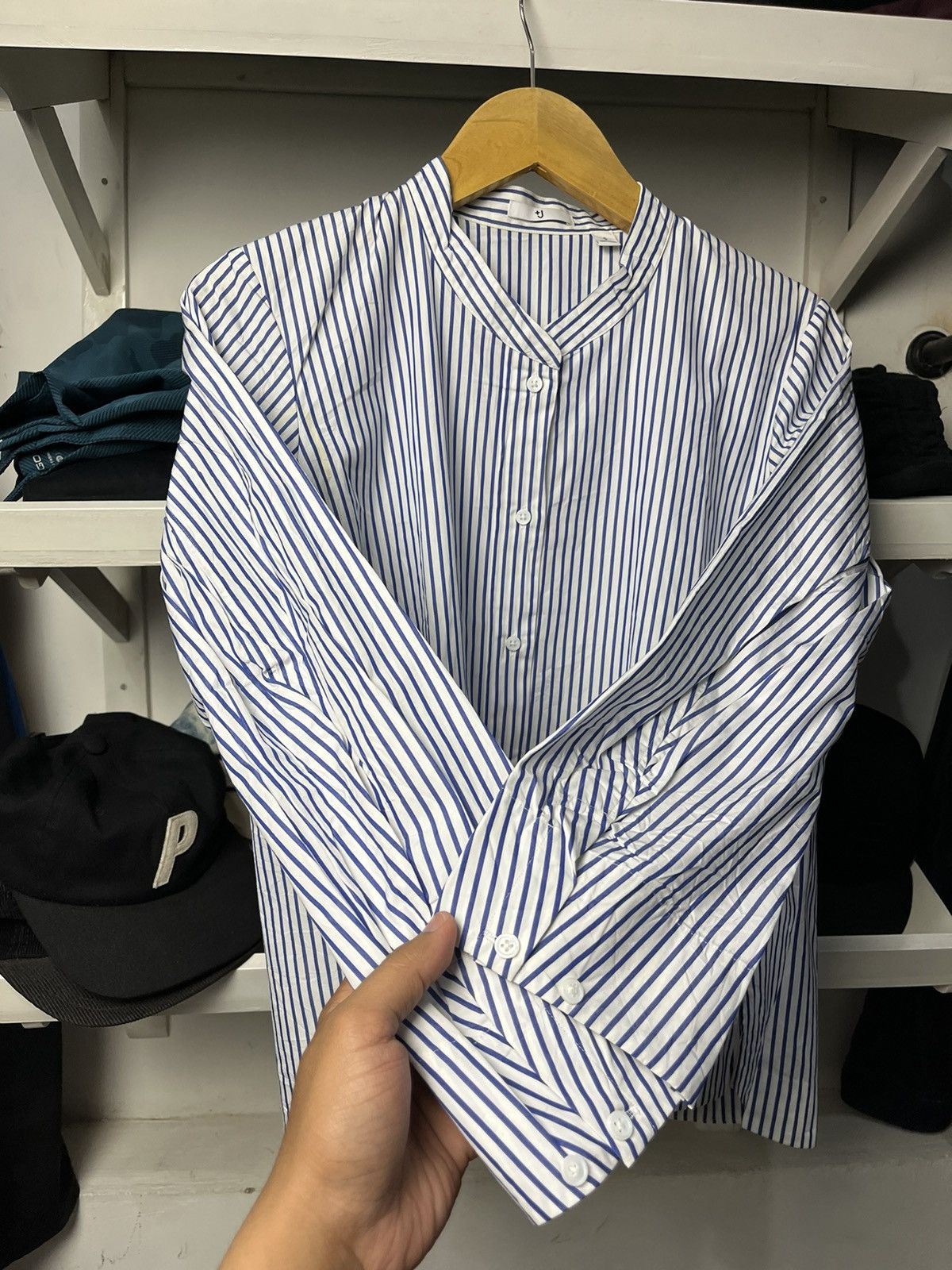 Jil Sander × Uniqlo Uniqlo x Jil Sanders Junya watanabe Style Shirt Size US M / EU 48-50 / 2 - 2 Thumbnail