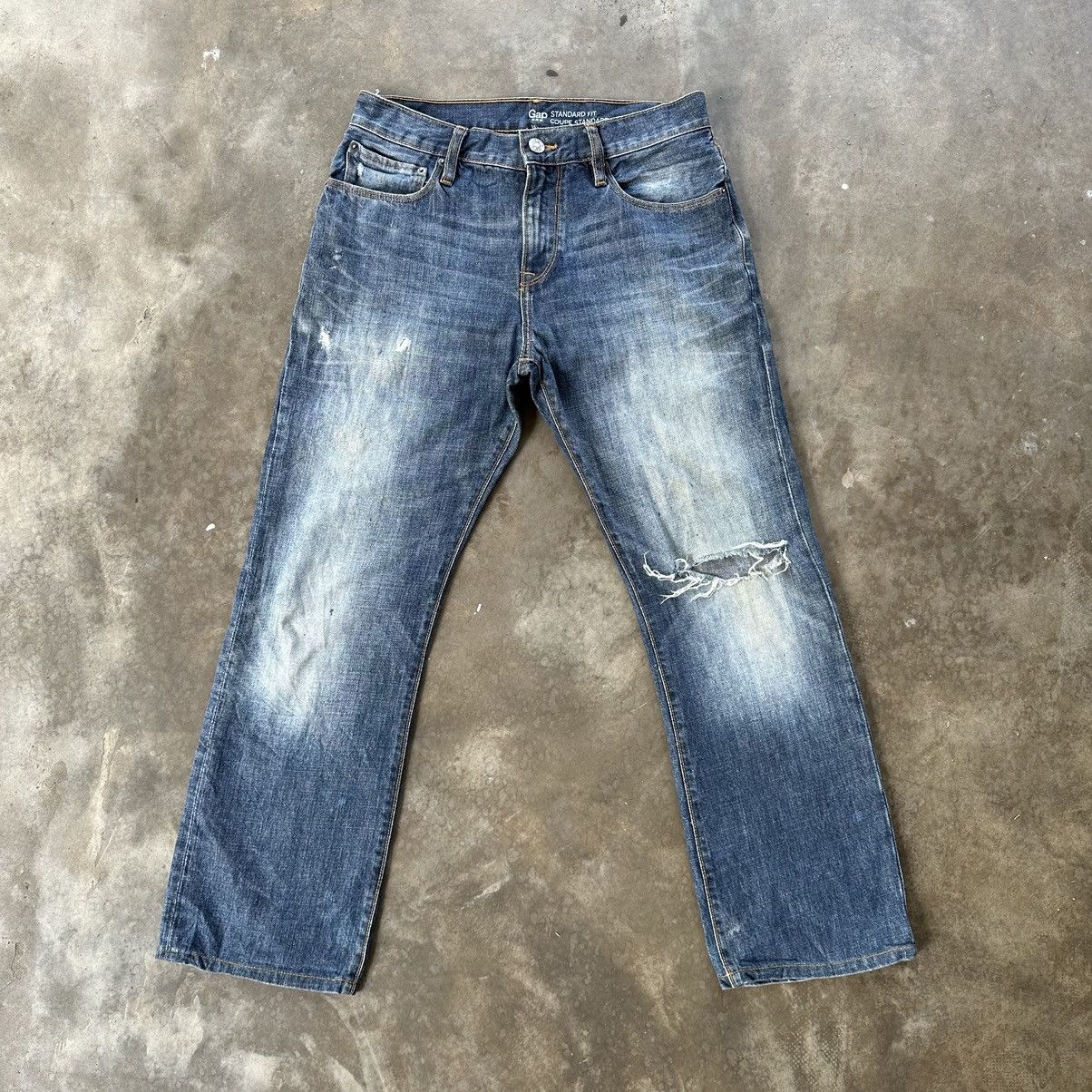 Japanese Brand Vintage Japanese Distressed Denim Faded Jean Pant Size US 31 - 1 Thumbnail