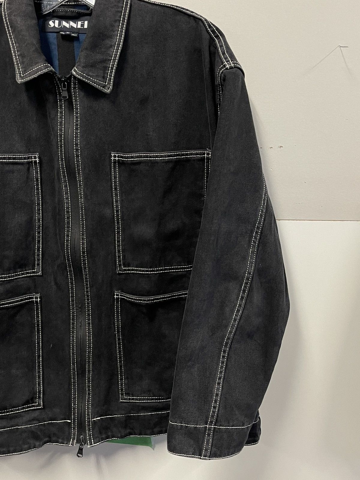 Sunnei Work Jacket, double-zip with contrast stitch Size US M / EU 48-50 / 2 - 2 Thumbnail