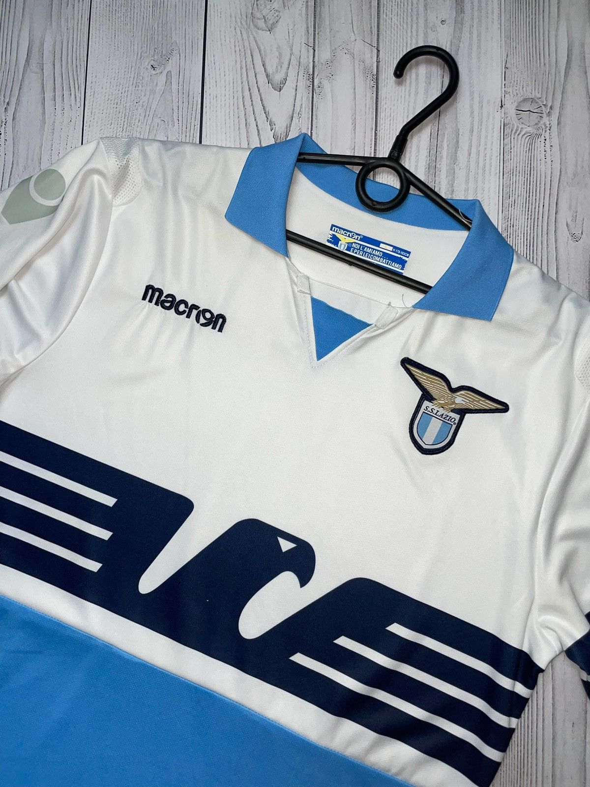 Vintage Vintage Lazio soccer jersey size L rare away blue Size US L / EU 52-54 / 3 - 2 Thumbnail